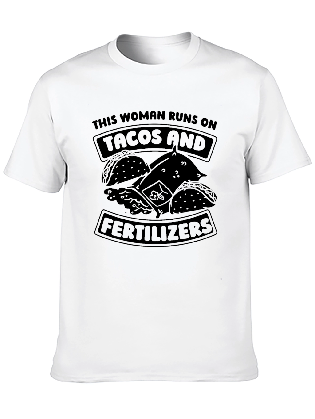Funny Tacos and Fertilizers Graphic Tee