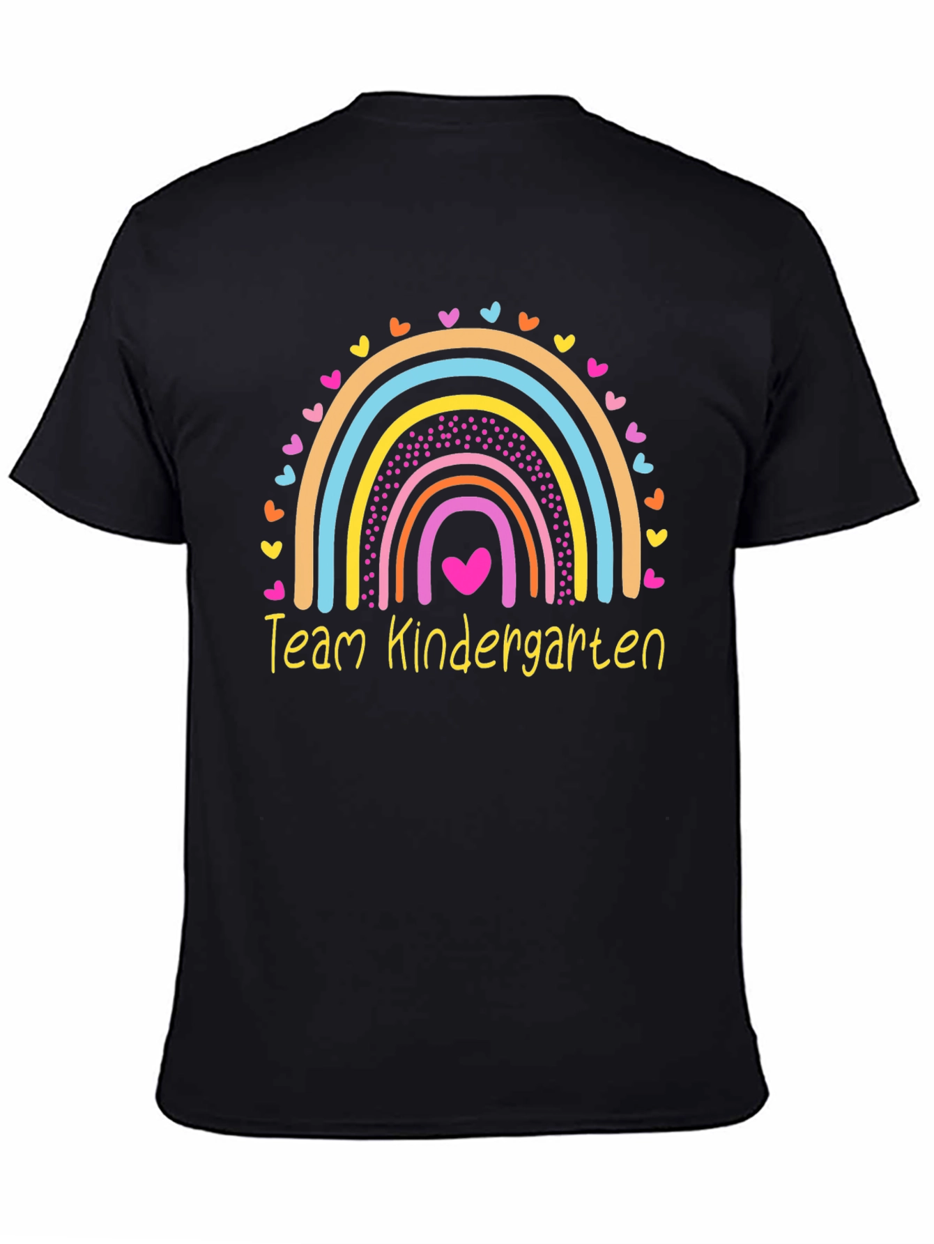 Team Kindergarten Rainbow Heart Teacher T-Shirt