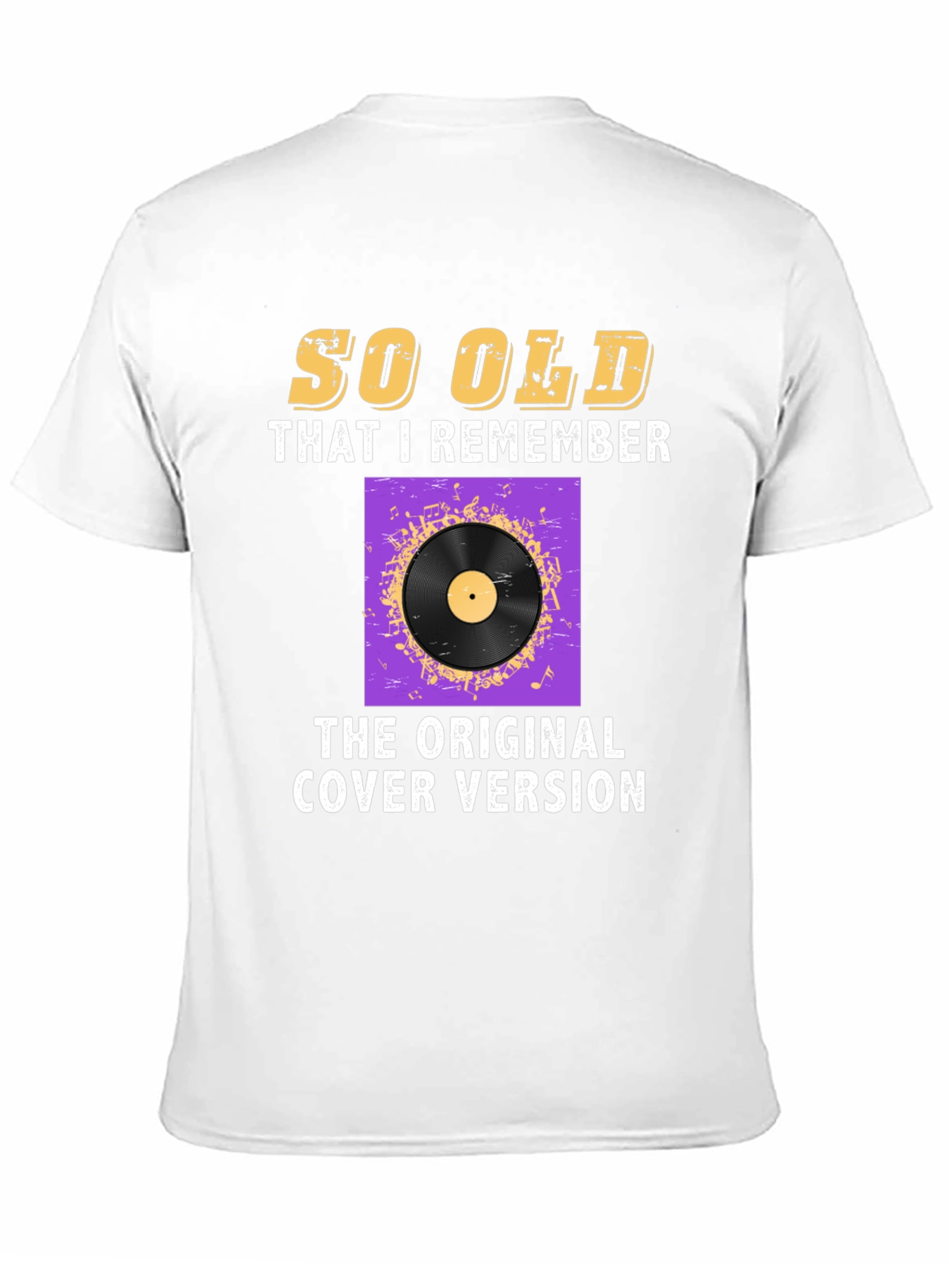Retro Music Lover T-Shirt - Original Cover Version