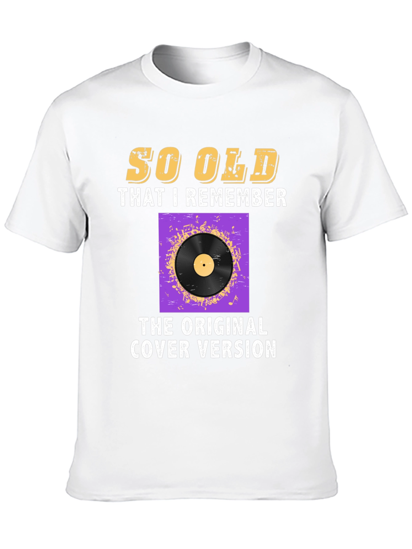 Retro Music Lover T-Shirt - Original Cover Version