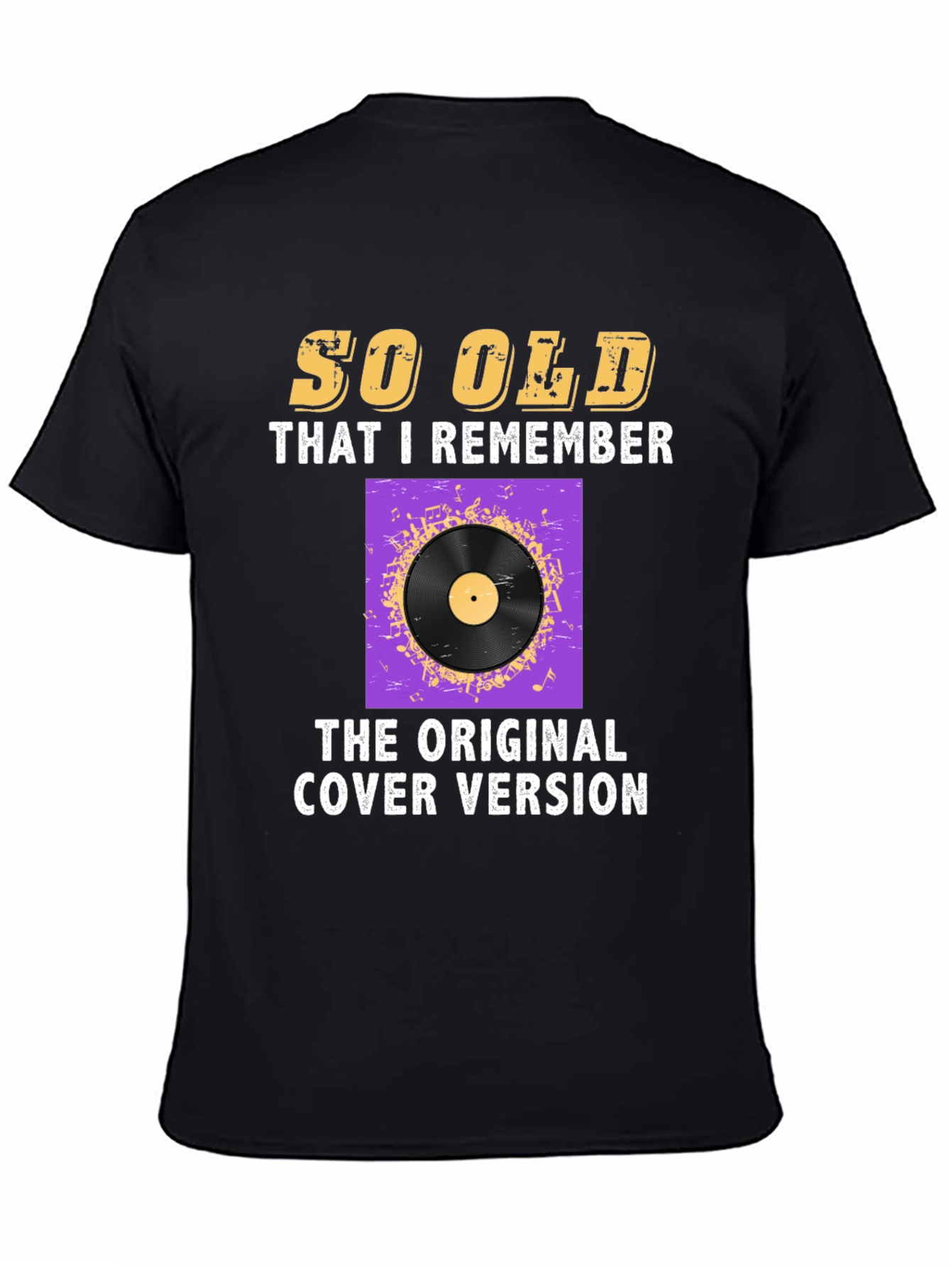 Retro Music Lover T-Shirt - Original Cover Version