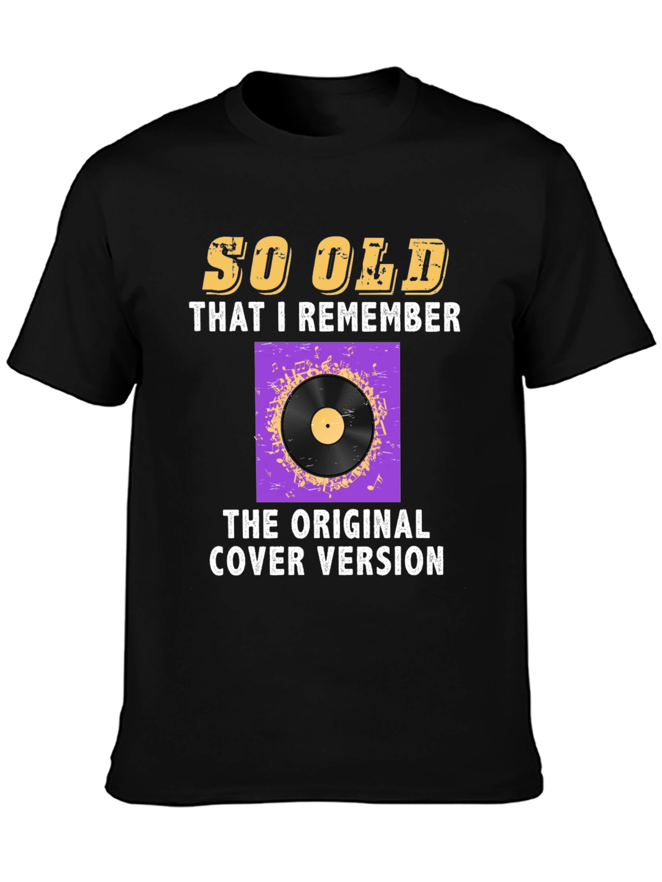 Retro Music Lover T-Shirt - Original Cover Version