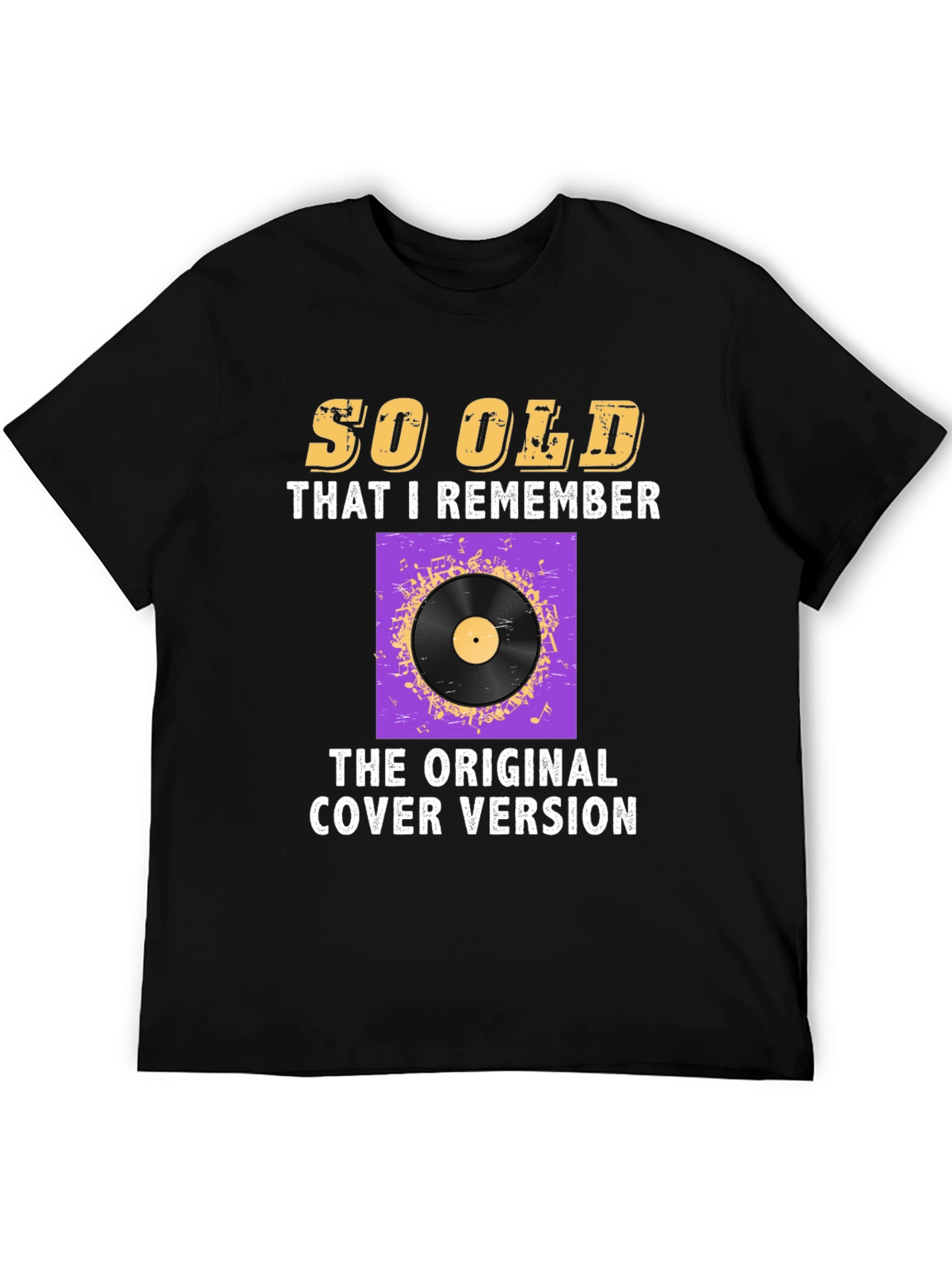 Retro Music Lover T-Shirt - Original Cover Version