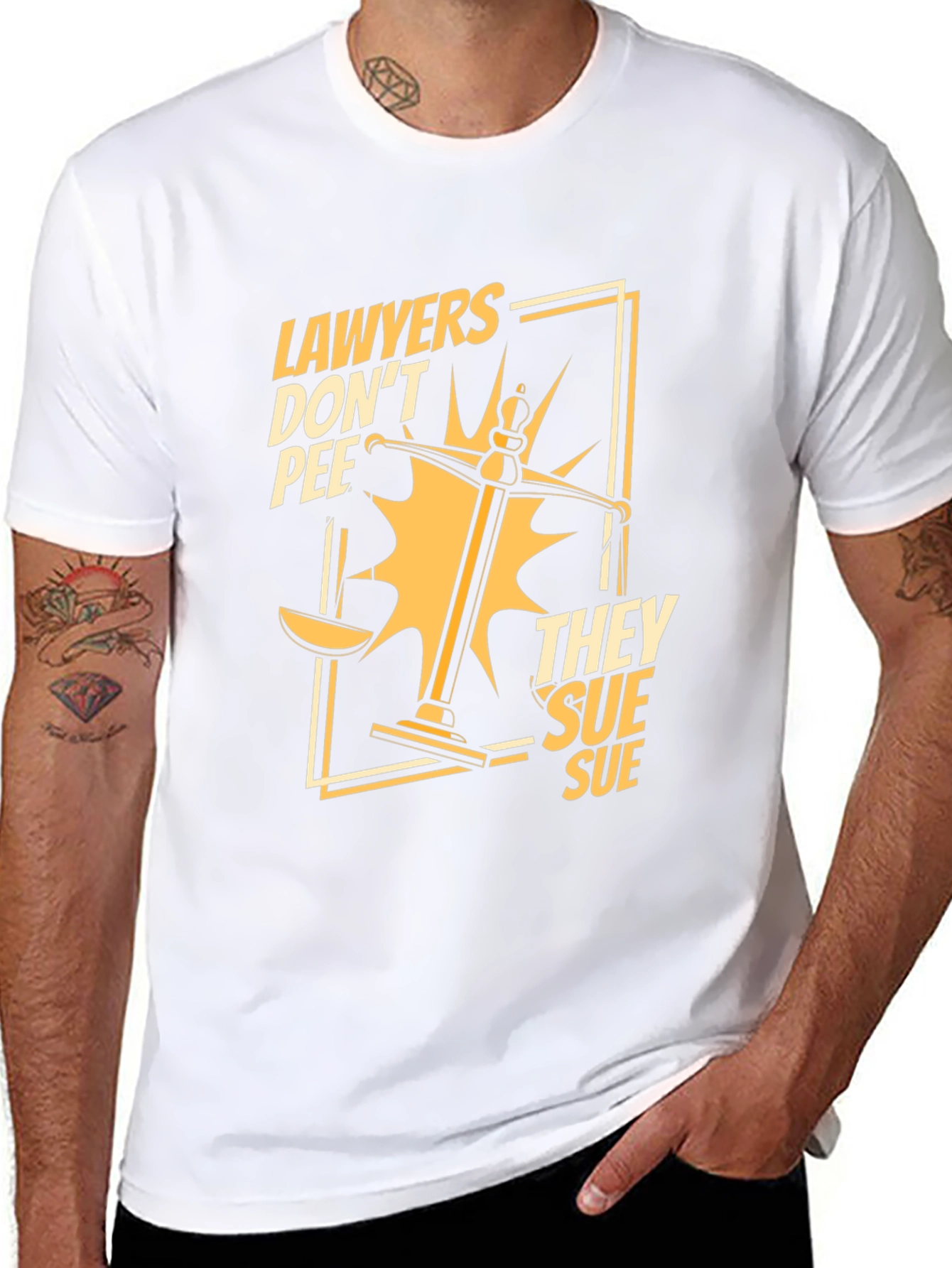 Lawyers Dont Pee They Sue Funny T-Shirt