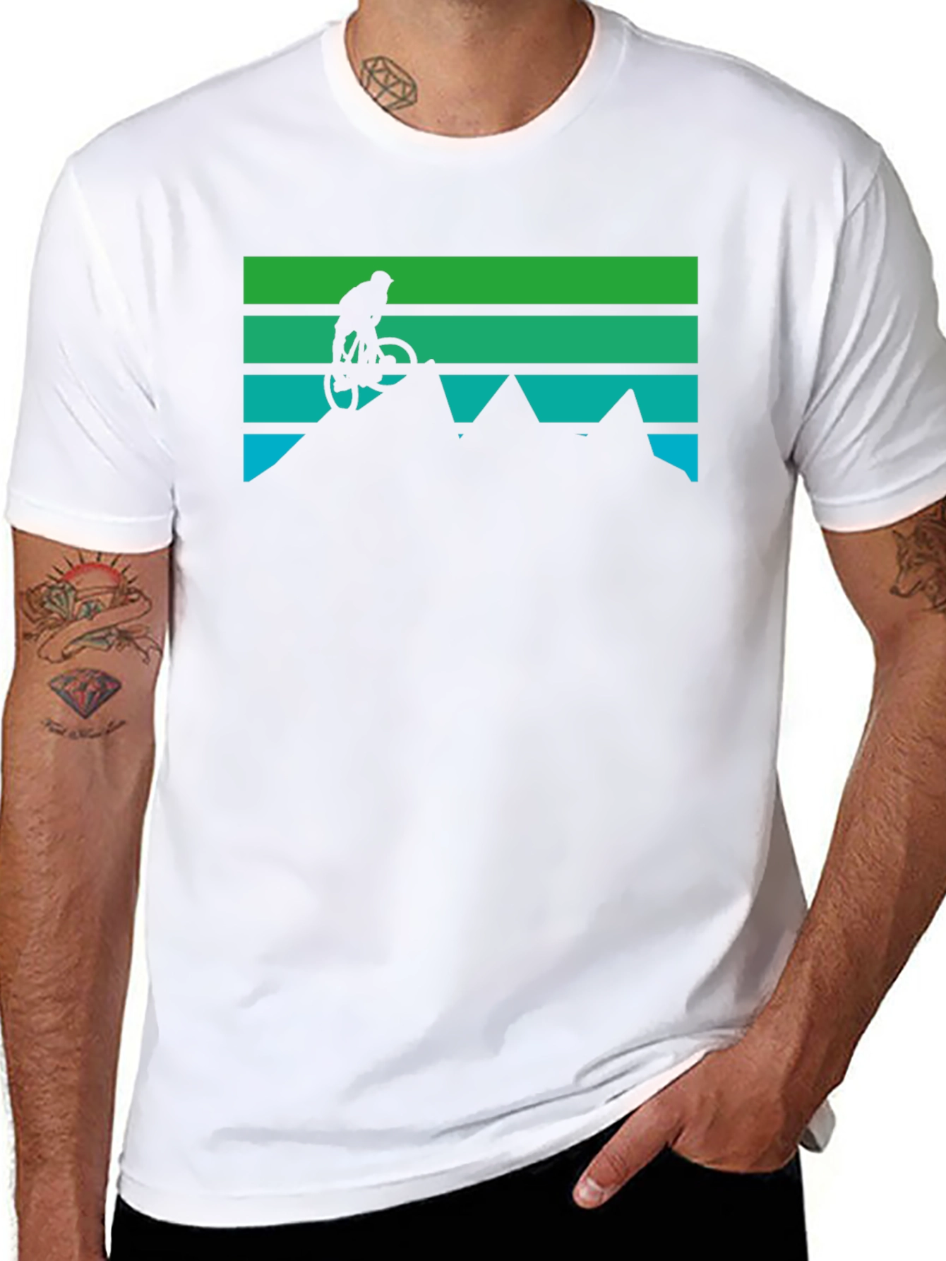 Mountain Biker Graphic Tee - Adventure Ready