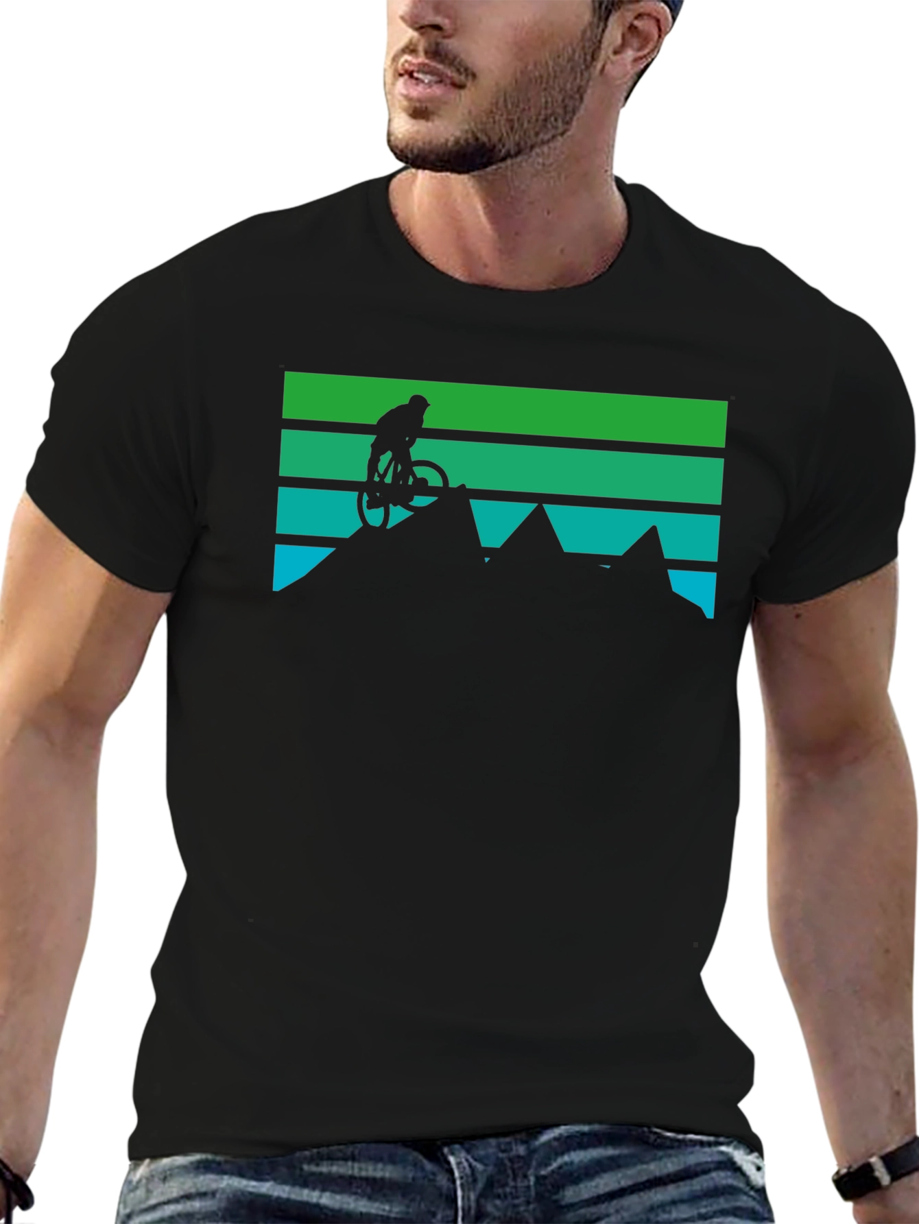 Mountain Biker Graphic Tee - Adventure Ready