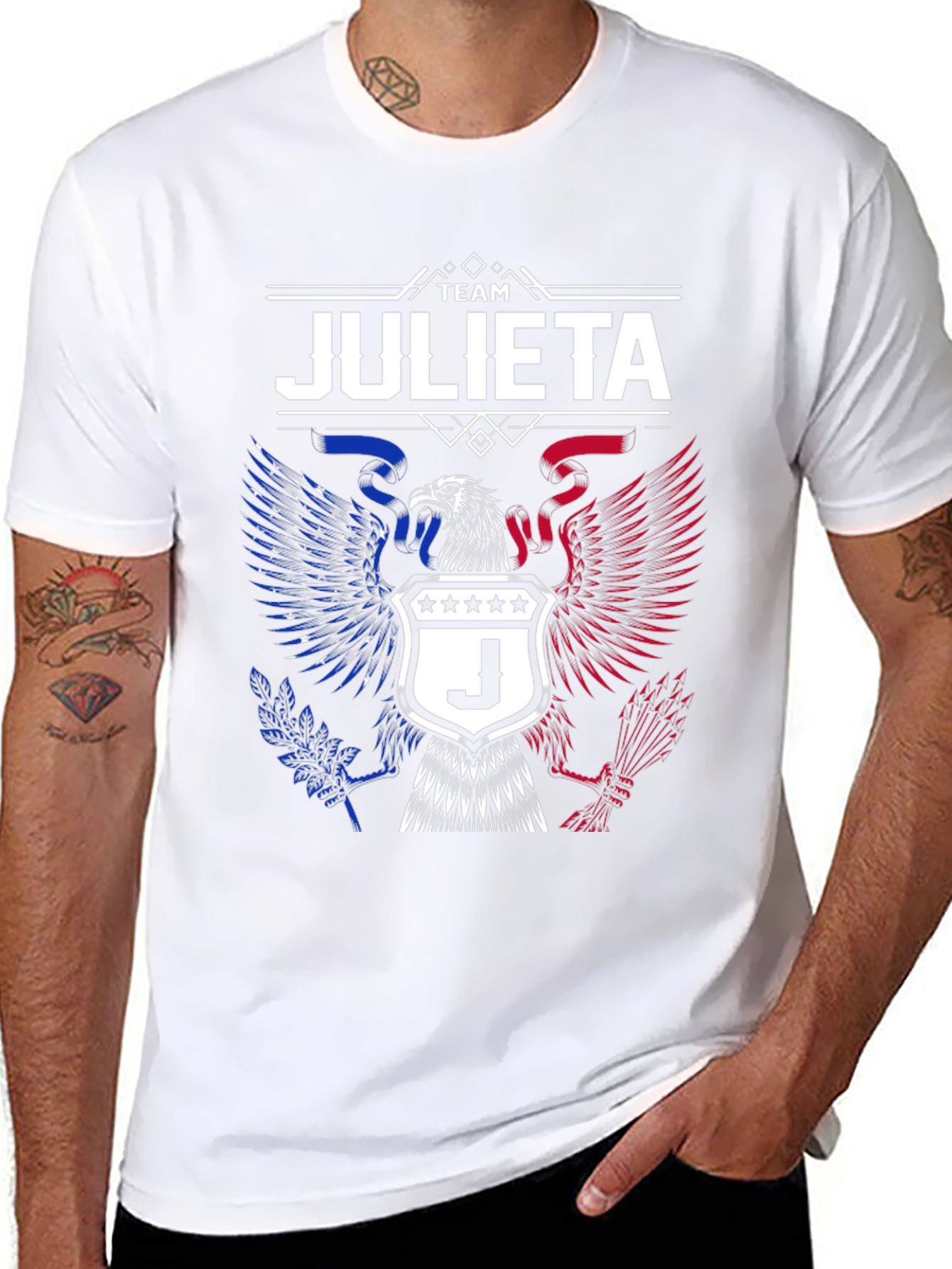 Team Julieta Patriotic Eagle T-Shirt