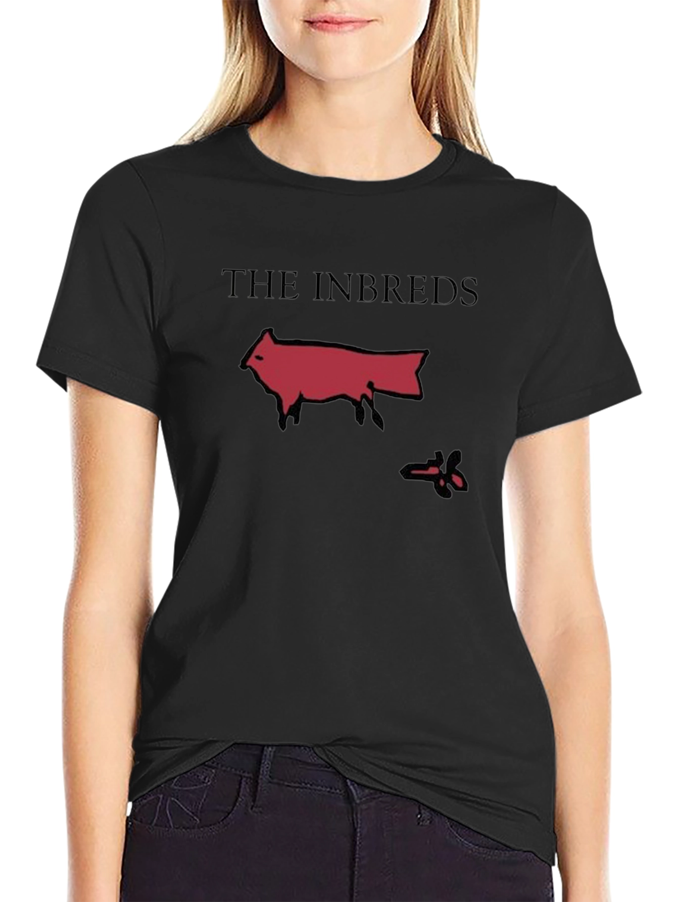 The Inbreds T-Shirt Red Animal Graphic Tee