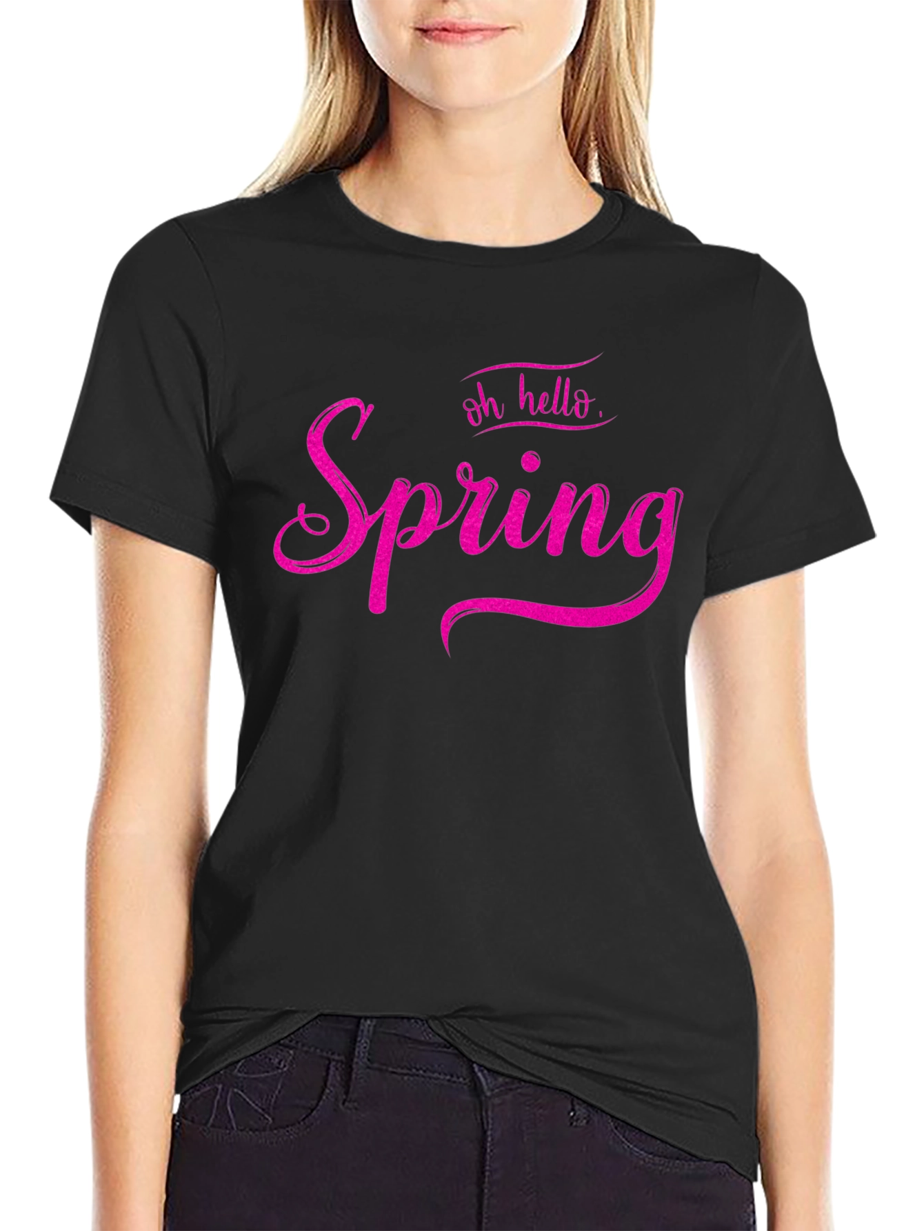 Oh Hello Spring T-Shirt - Trendy Seasonal Tee