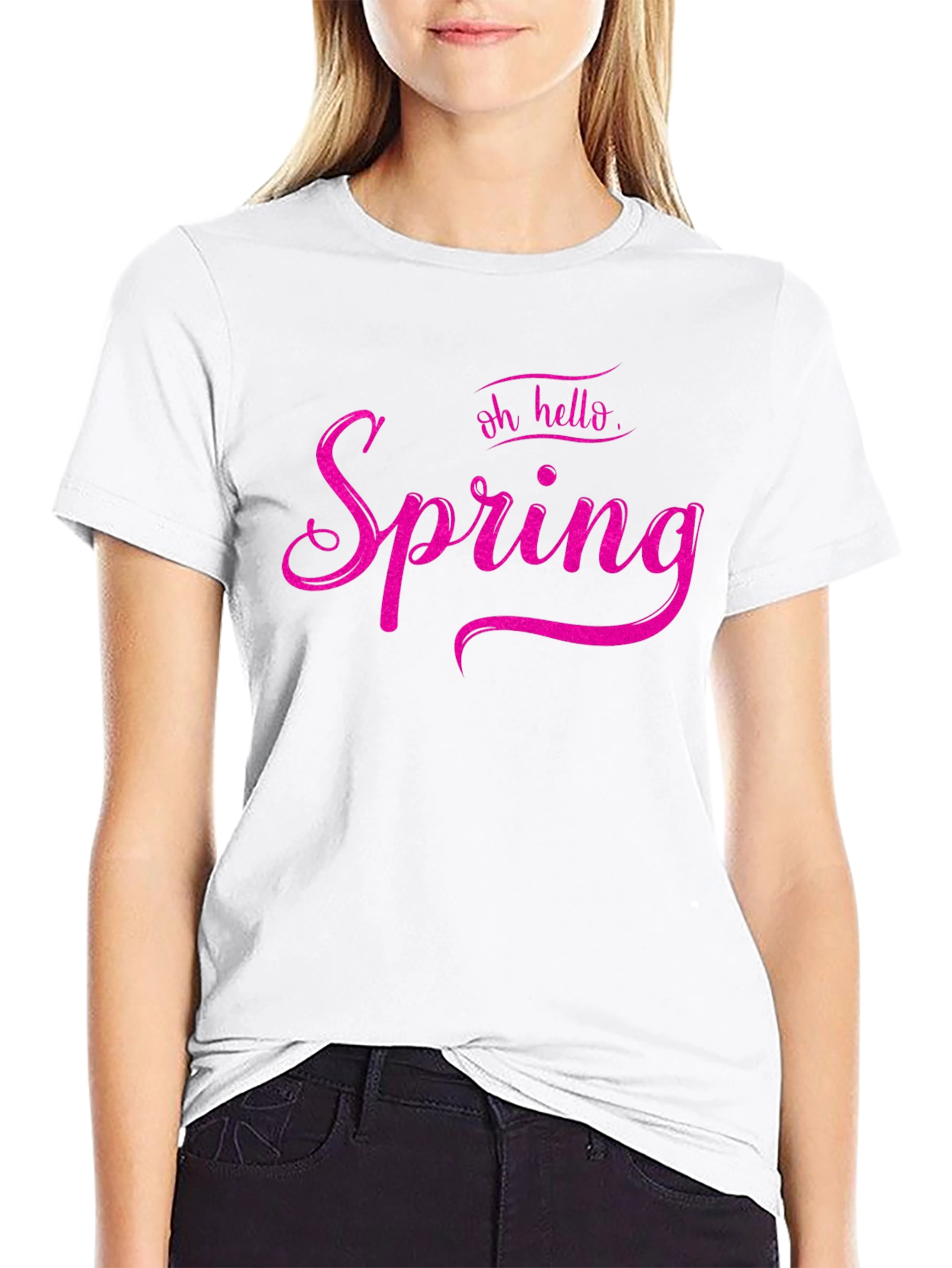 Oh Hello Spring T-Shirt - Trendy Seasonal Tee