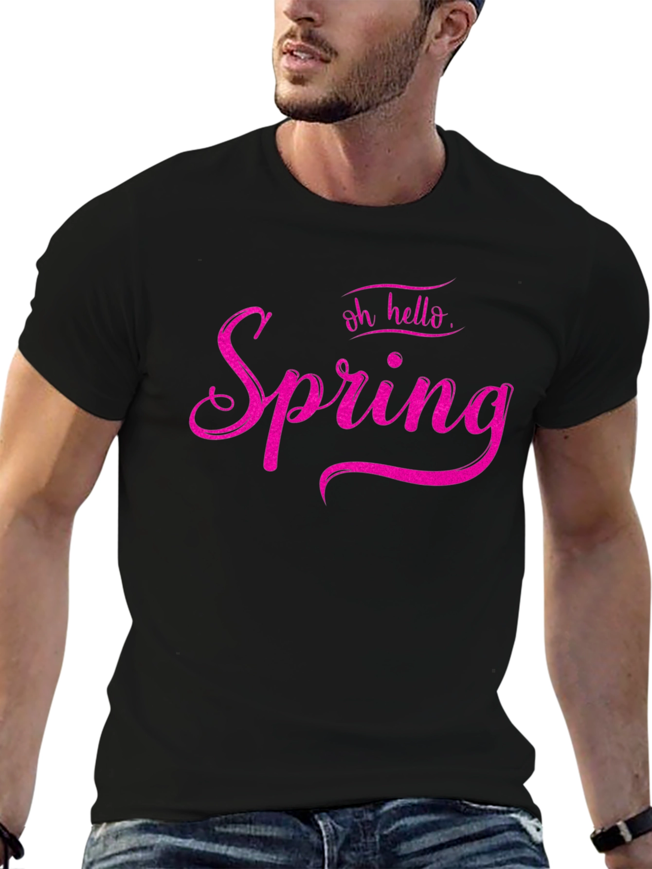 Oh Hello Spring T-Shirt - Trendy Seasonal Tee