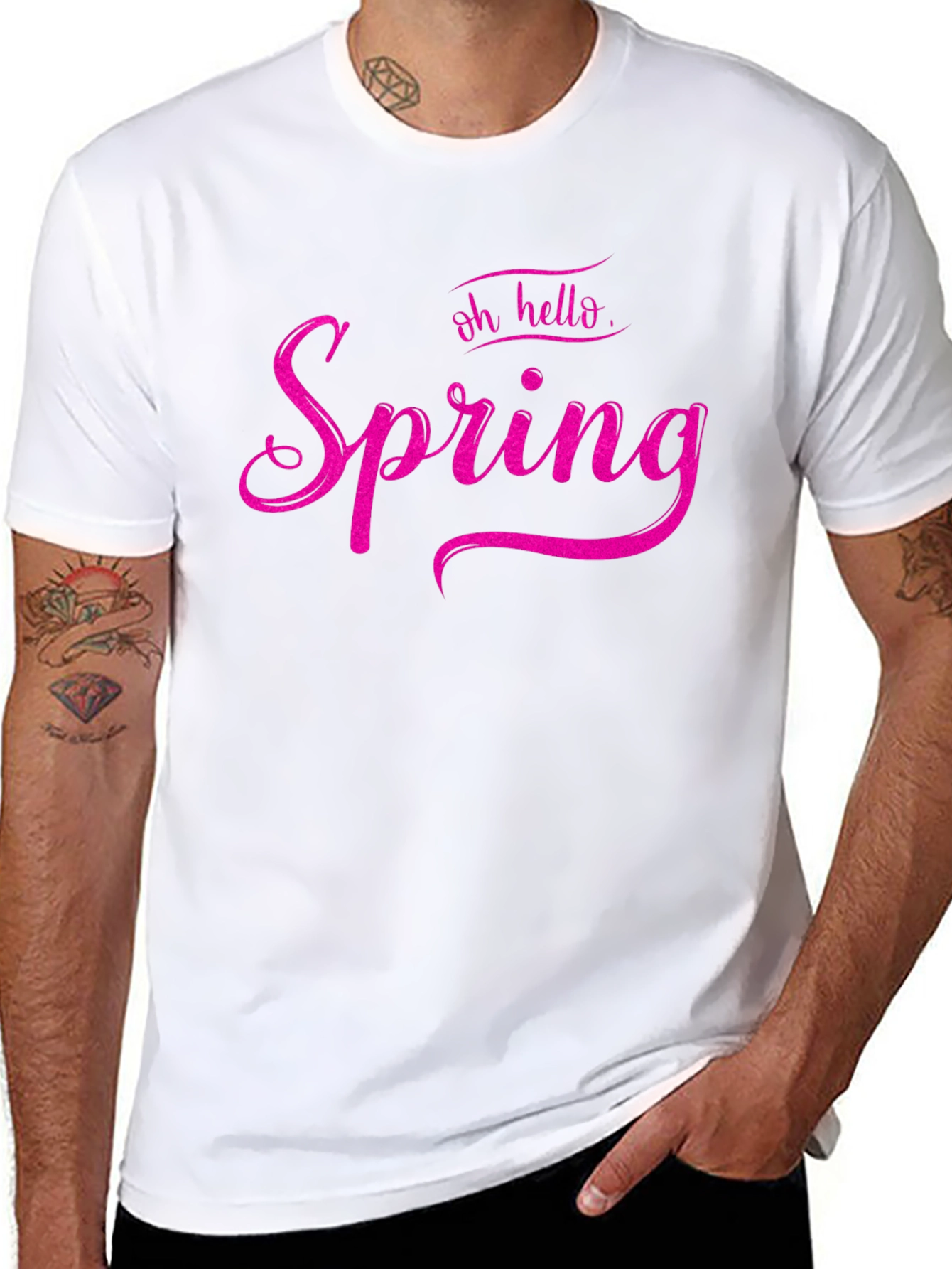 Oh Hello Spring T-Shirt - Trendy Seasonal Tee