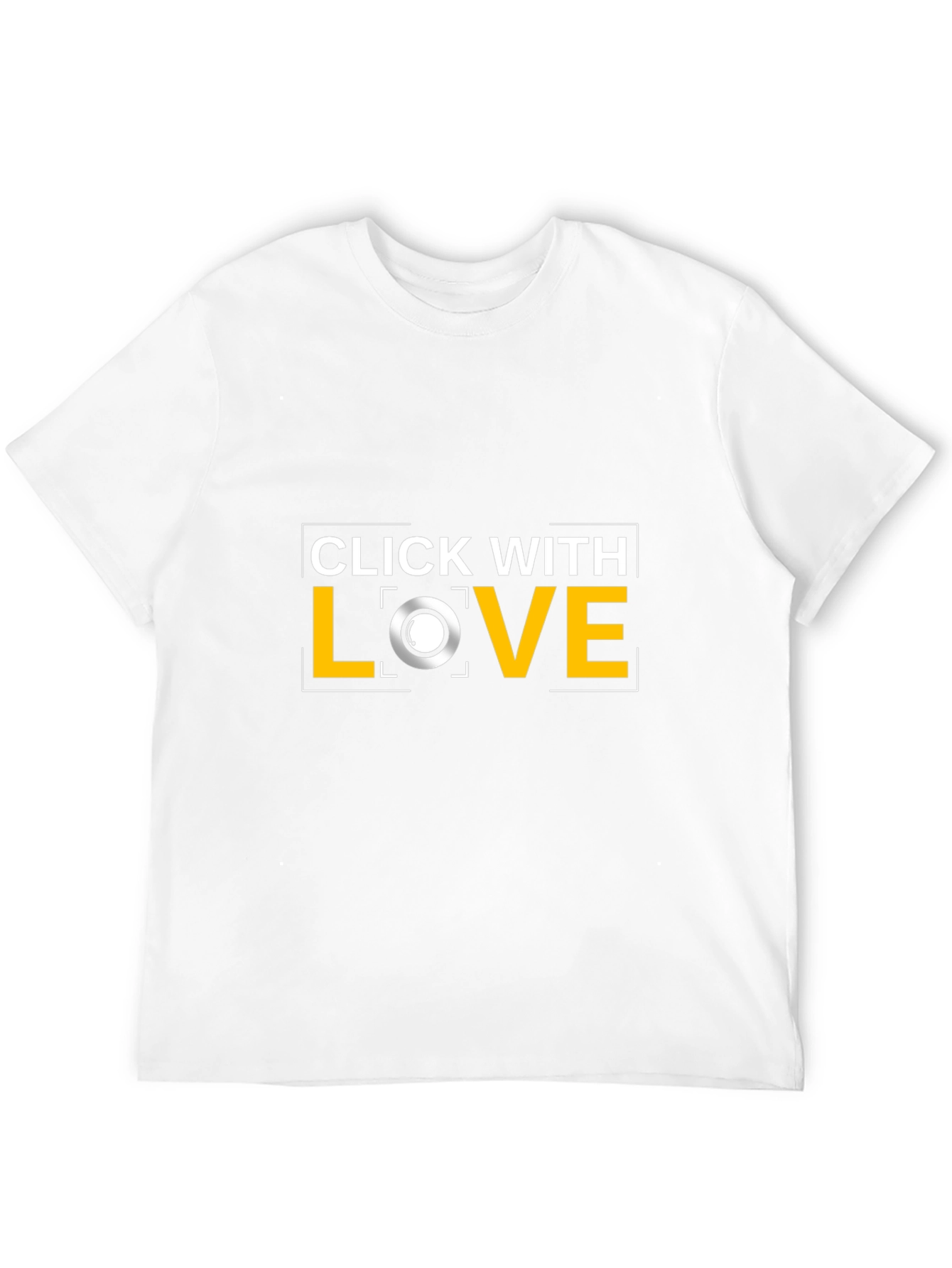 Click With Love Black T-Shirt