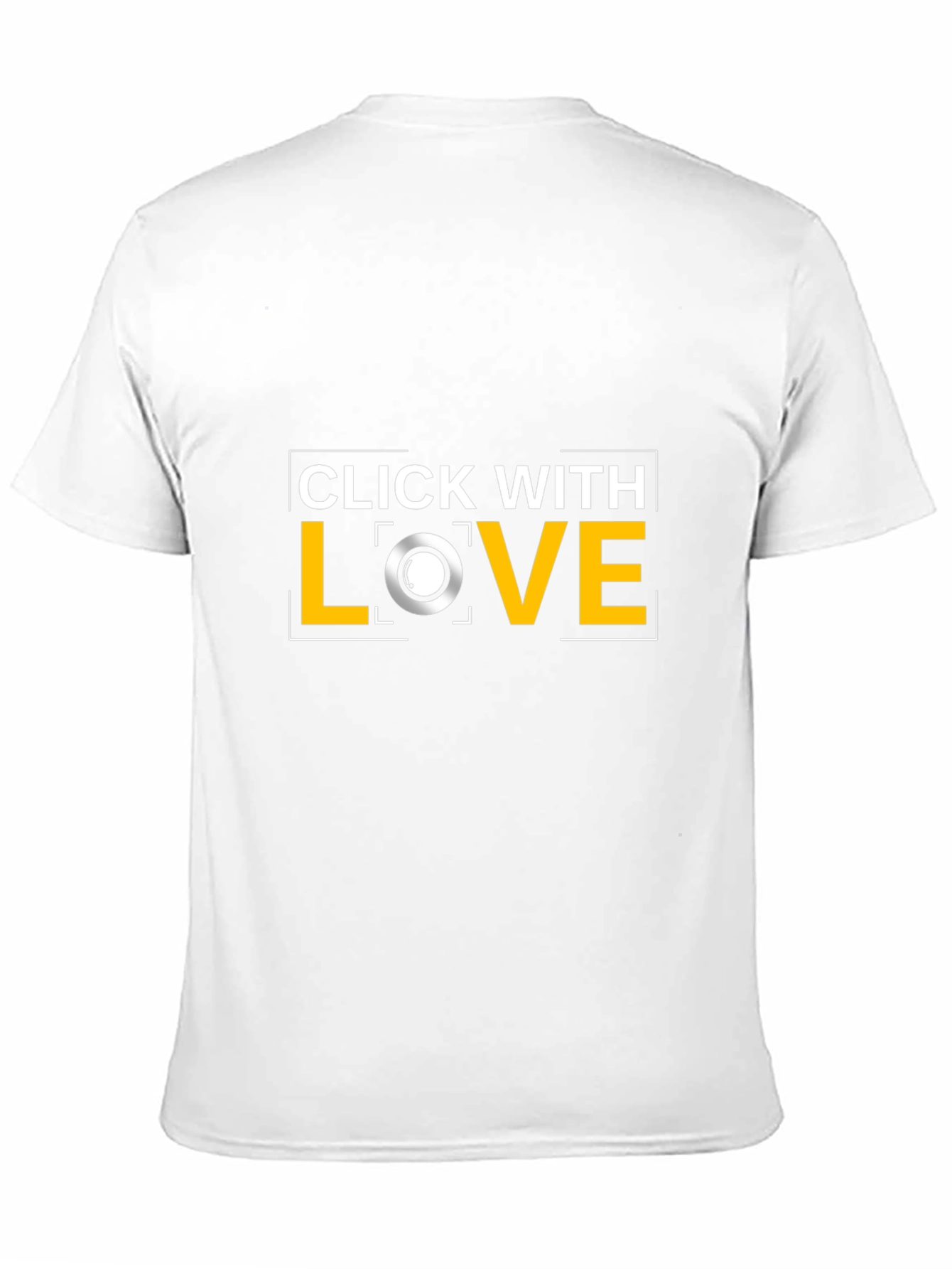 Click With Love Black T-Shirt