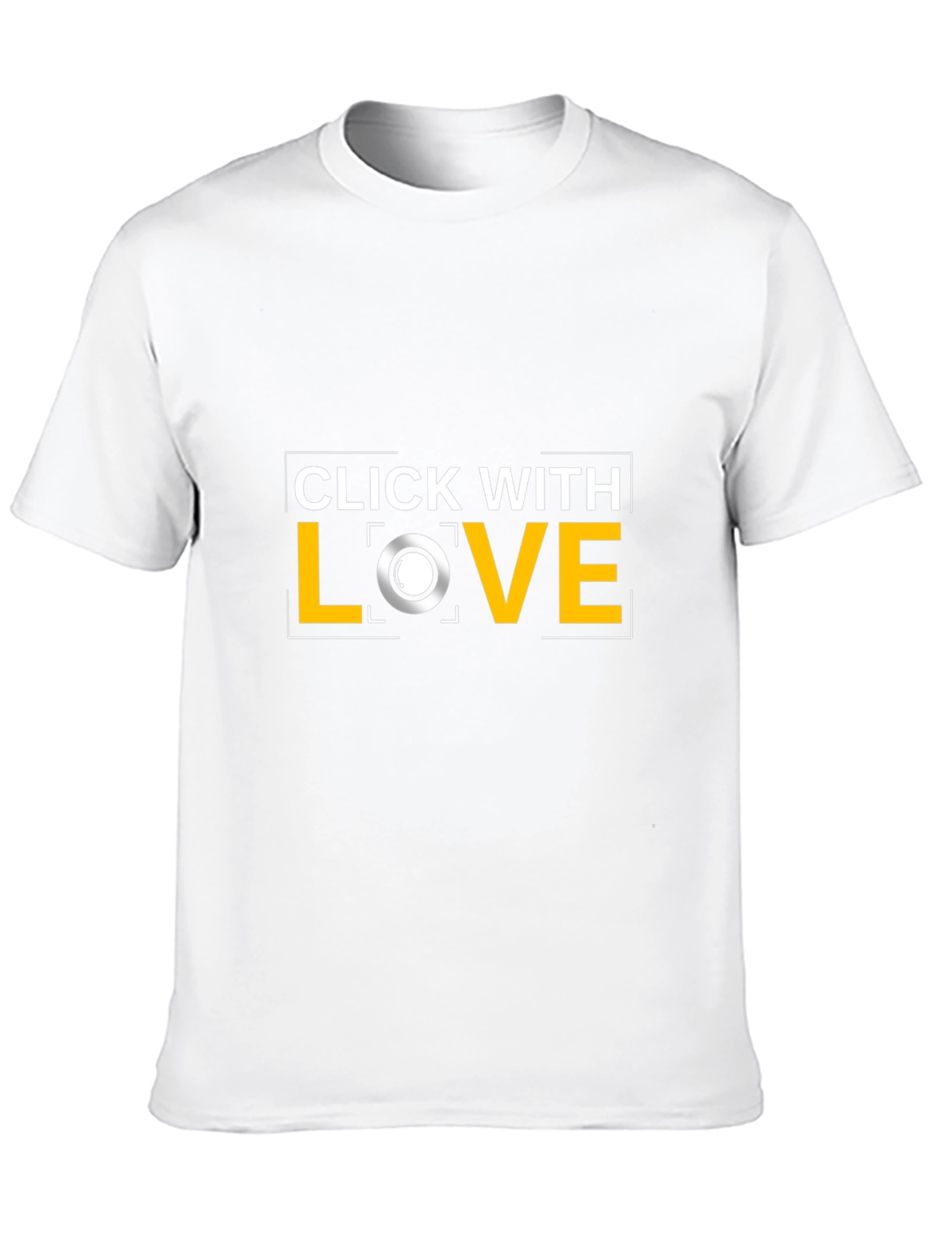 Click With Love Black T-Shirt