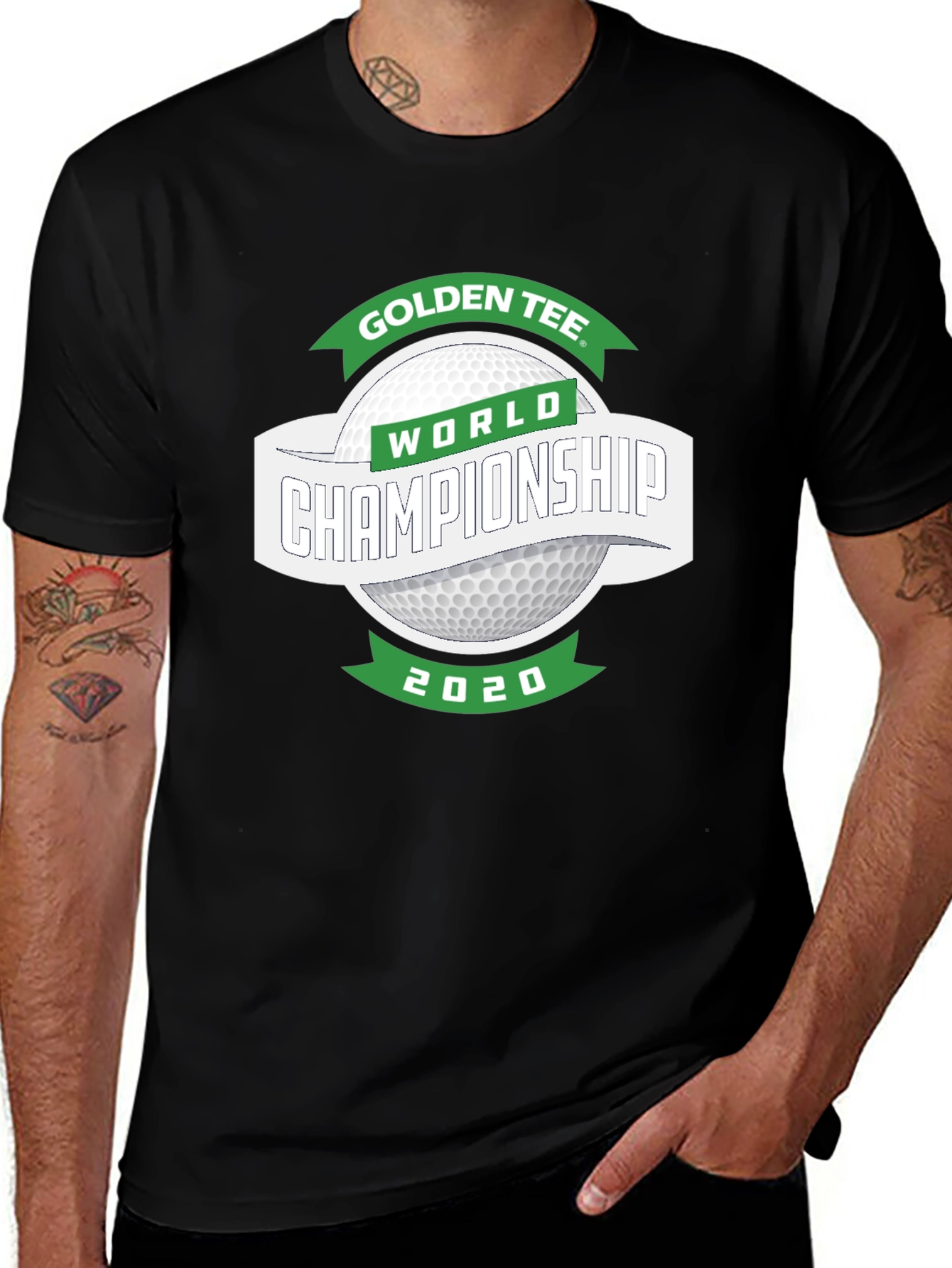 Golden Tee World Championship 2020 Black T-Shirt