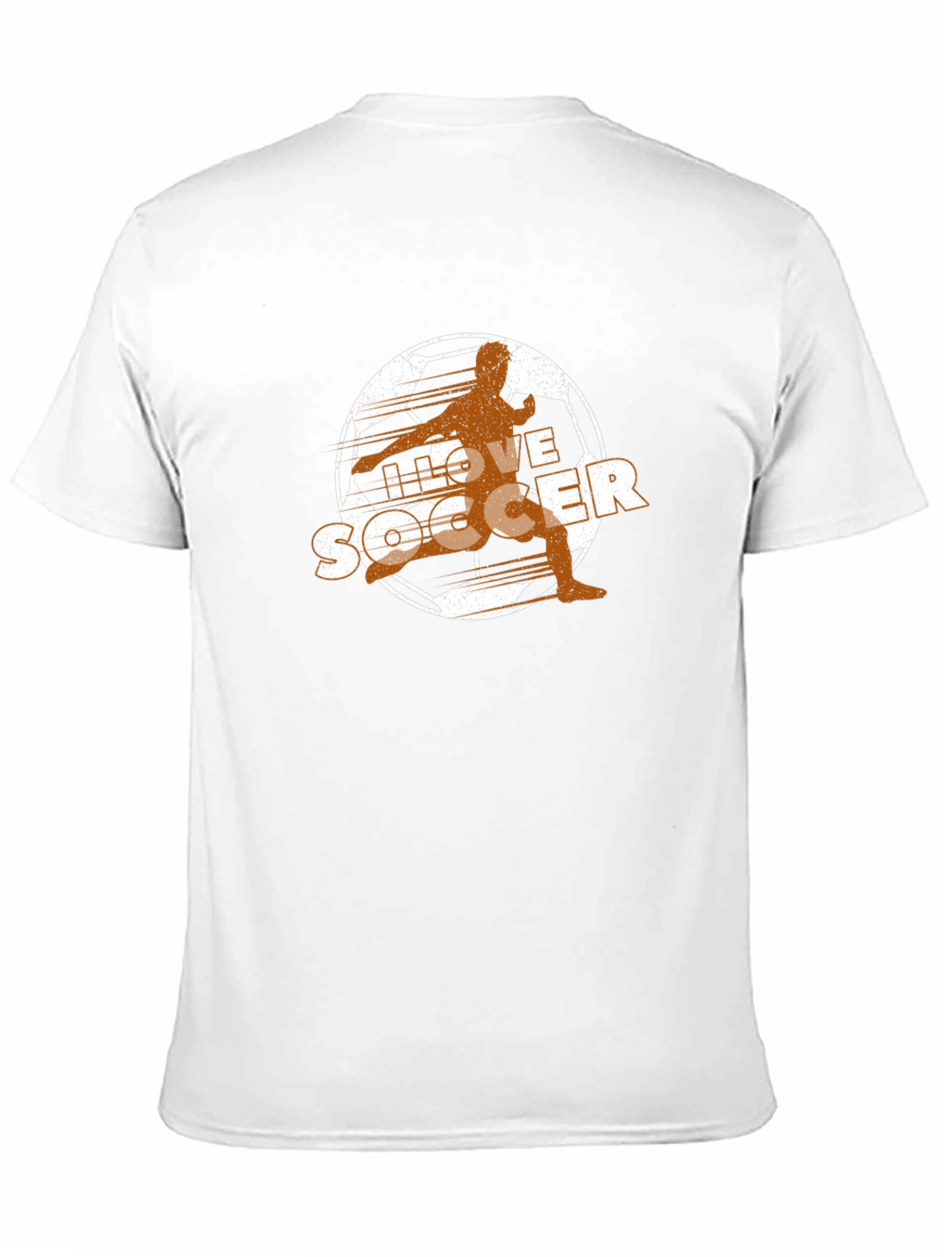I Love Soccer T-Shirt - Black Graphic Tee