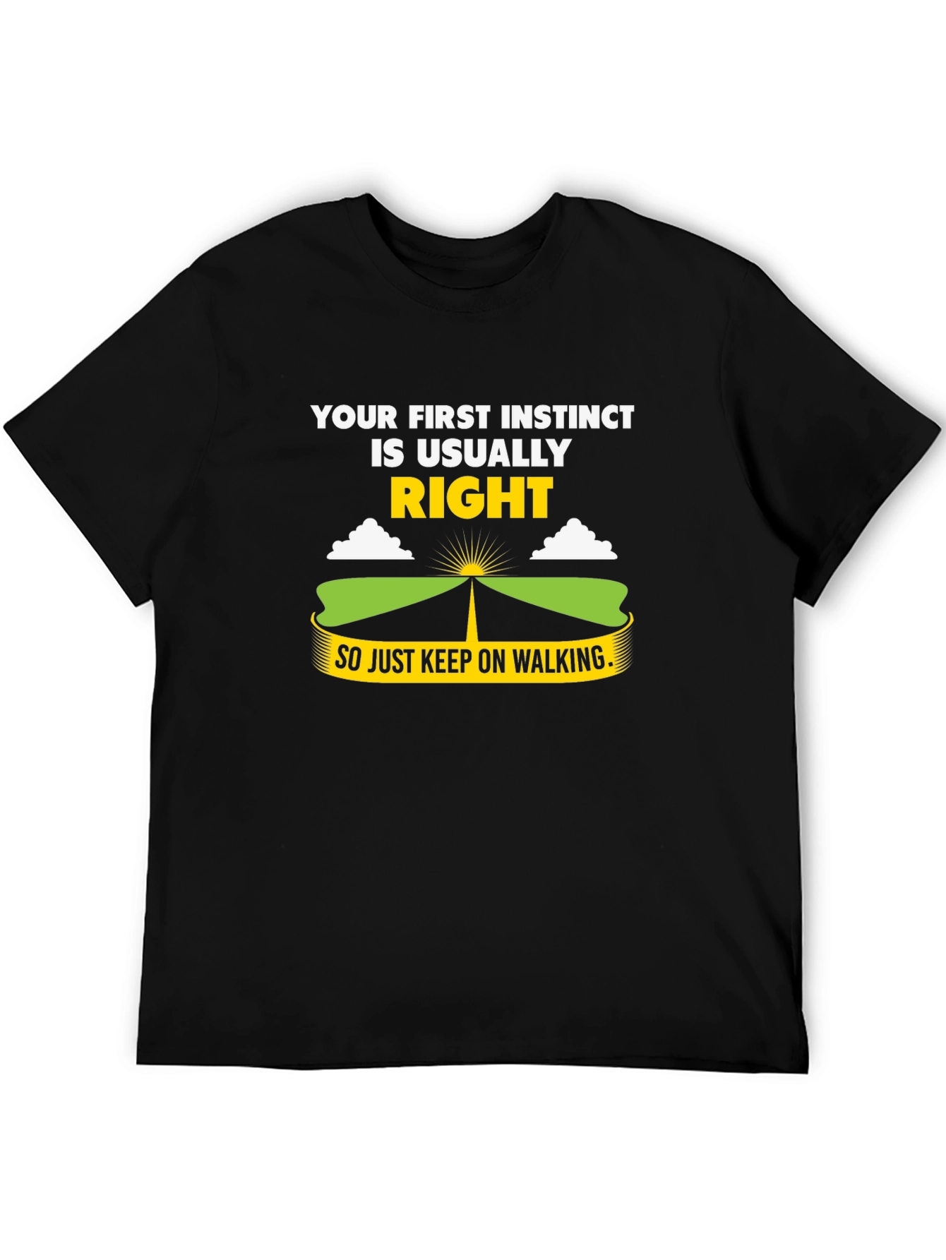 First Instinct Walking T-Shirt