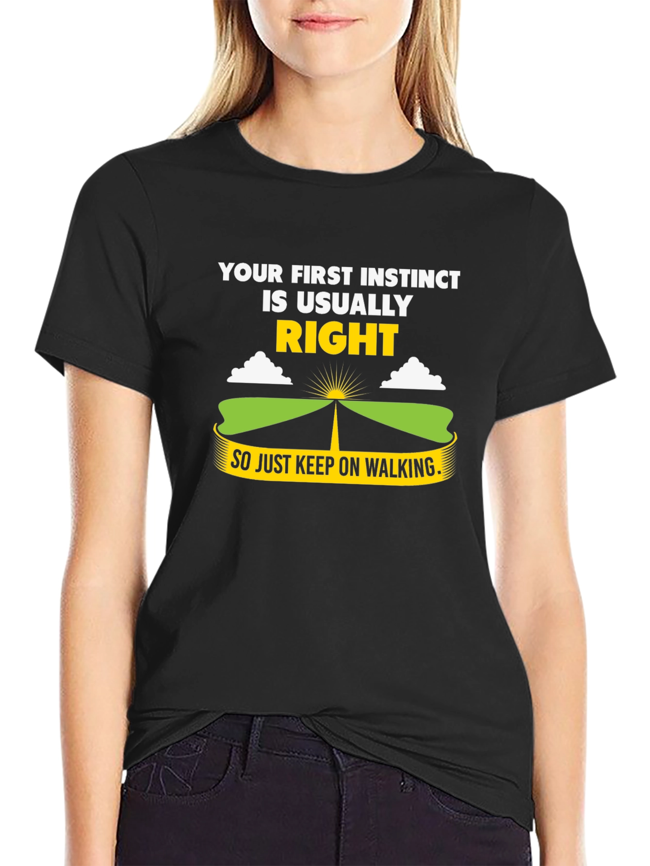 First Instinct Walking T-Shirt