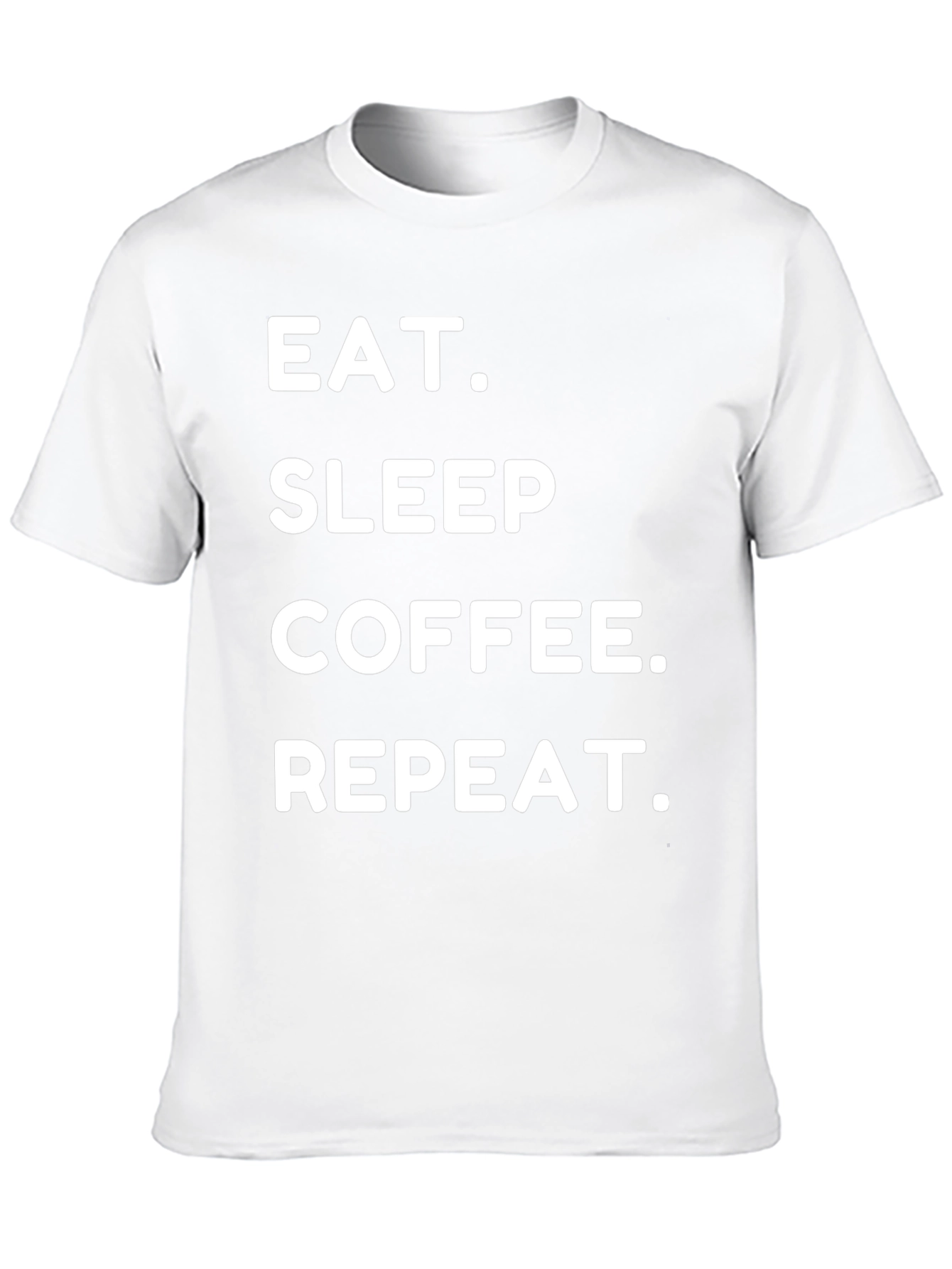Eat Sleep Coffee Repeat Graphic Tee