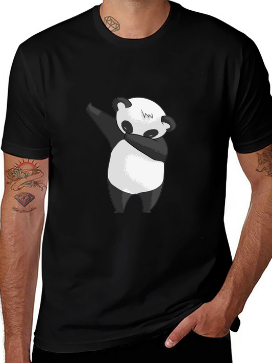 Dabbing Panda Black T-Shirt