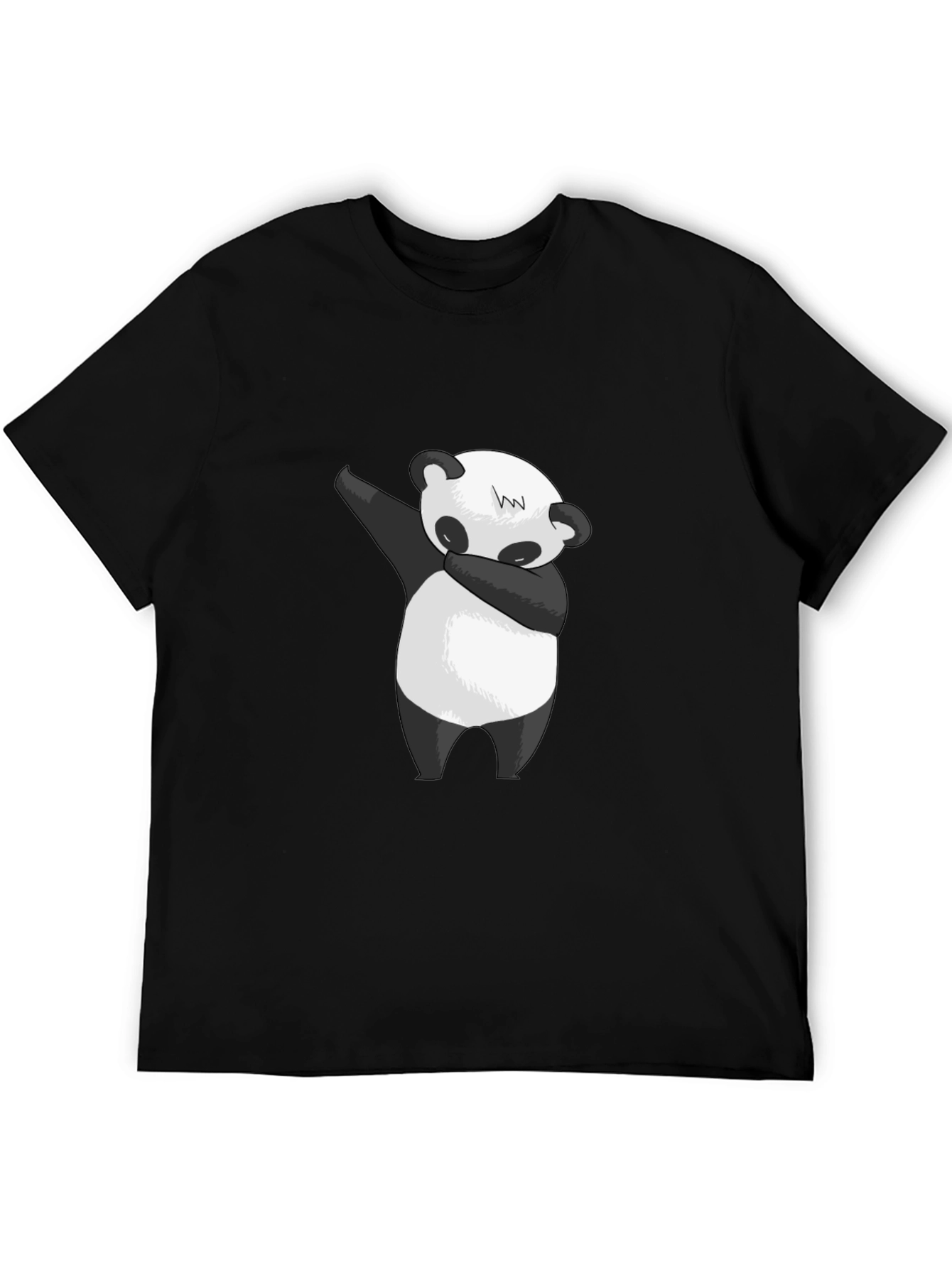 Dabbing Panda Black T-Shirt