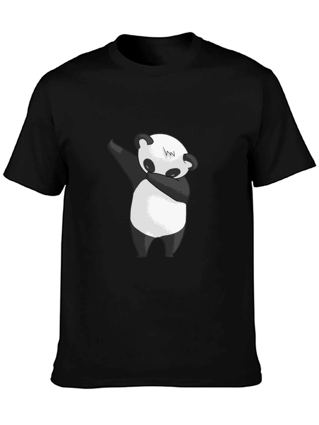 Dabbing Panda Black T-Shirt