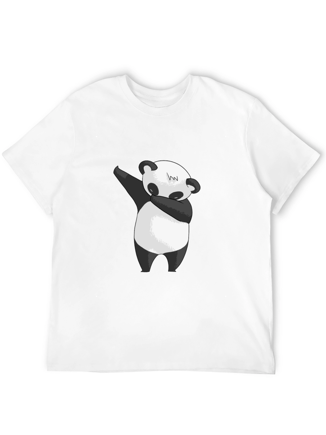 Dabbing Panda Black T-Shirt