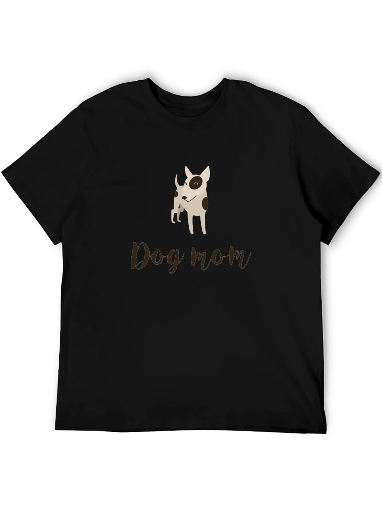 Dog Mom Black T-Shirt - Pet Lover Apparel