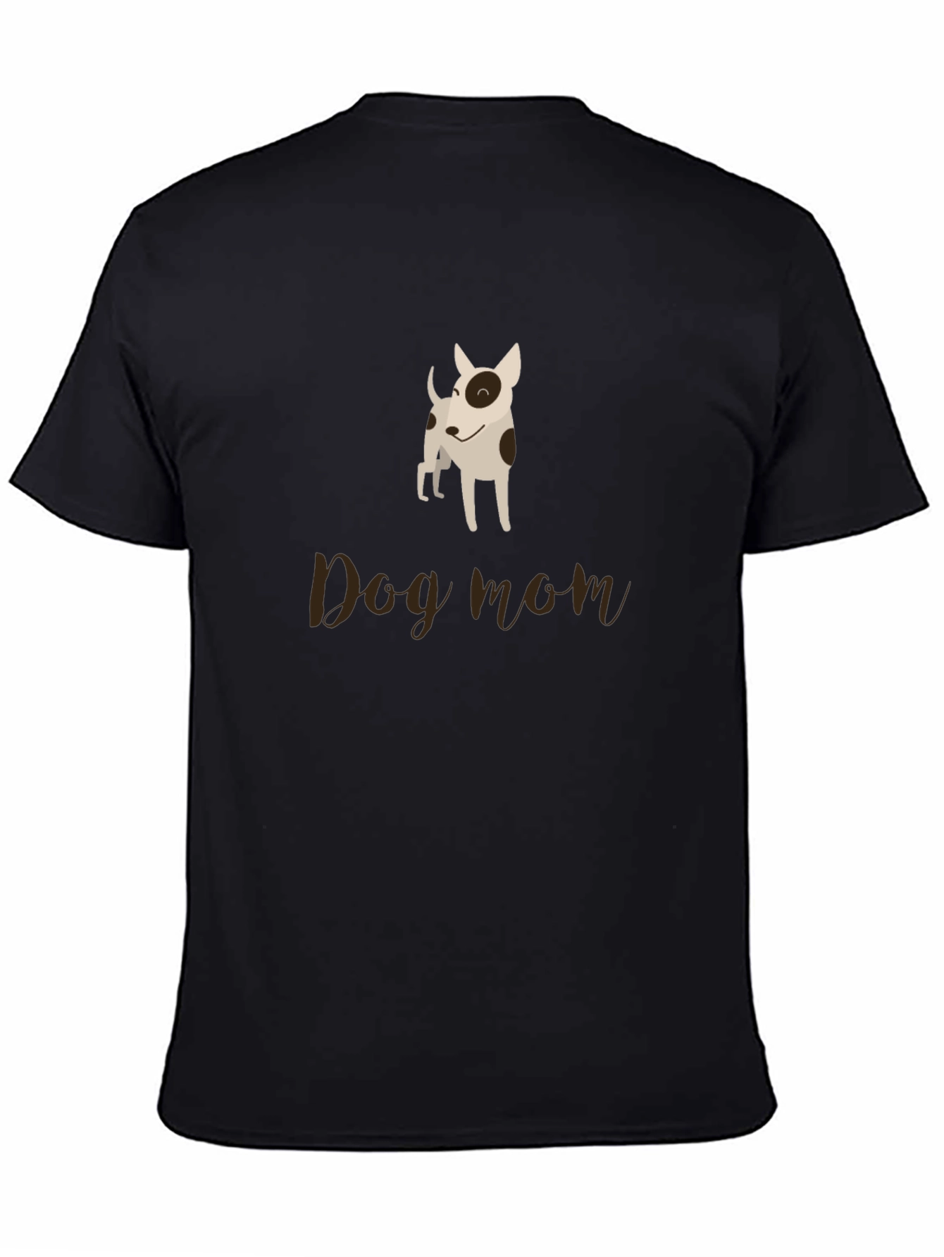 Dog Mom Black T-Shirt - Pet Lover Apparel