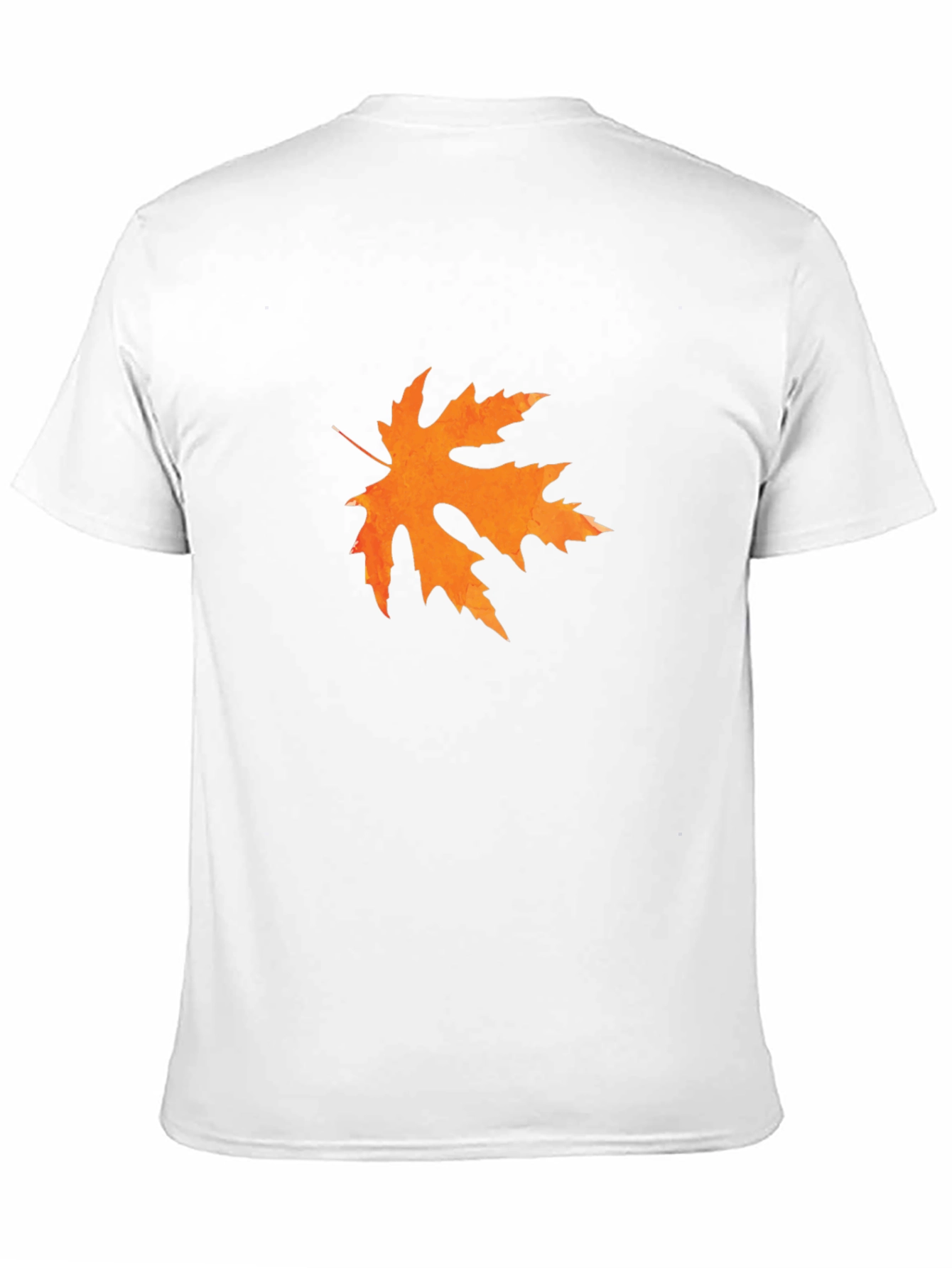 Autumn Leaf Graphic Tee - Black Casual Shirt