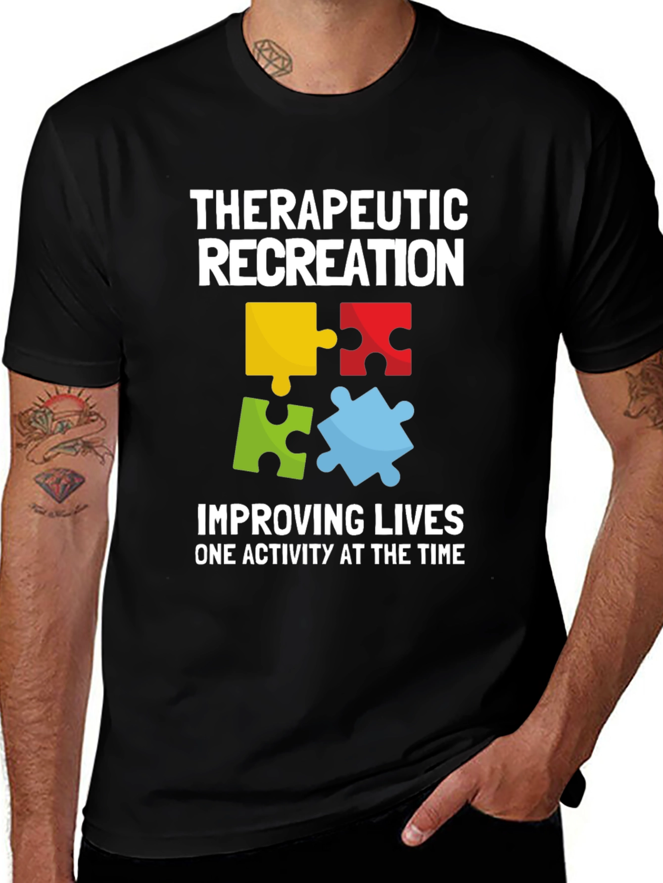 Therapeutic Recreation Puzzle Piece T-Shirt
