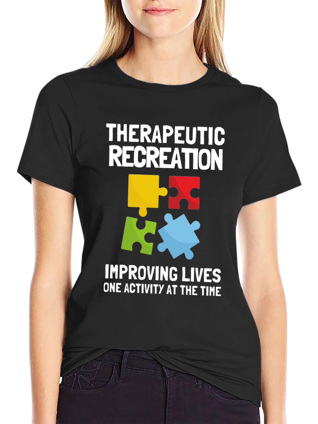 Therapeutic Recreation Puzzle Piece T-Shirt