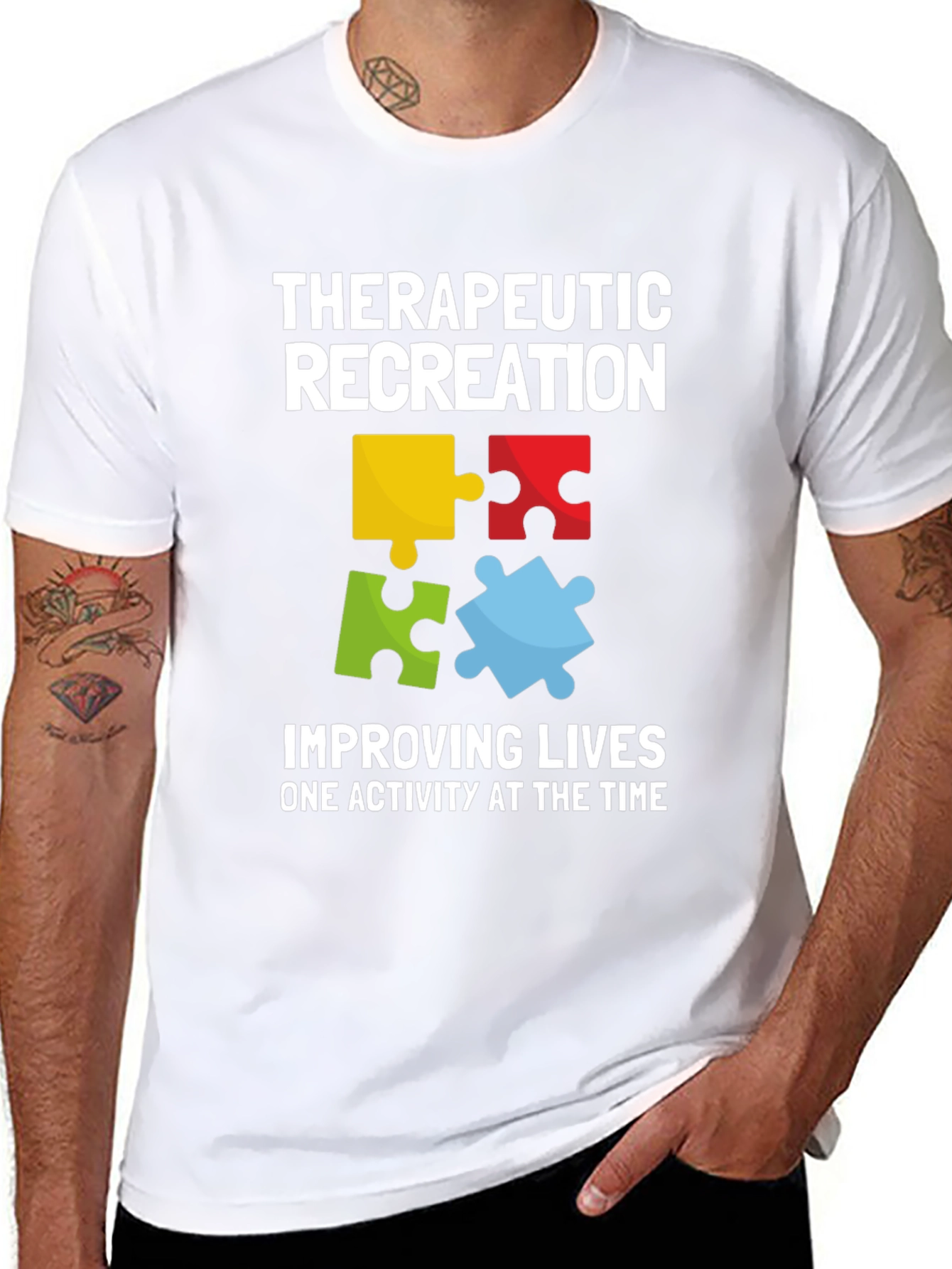 Therapeutic Recreation Puzzle Piece T-Shirt