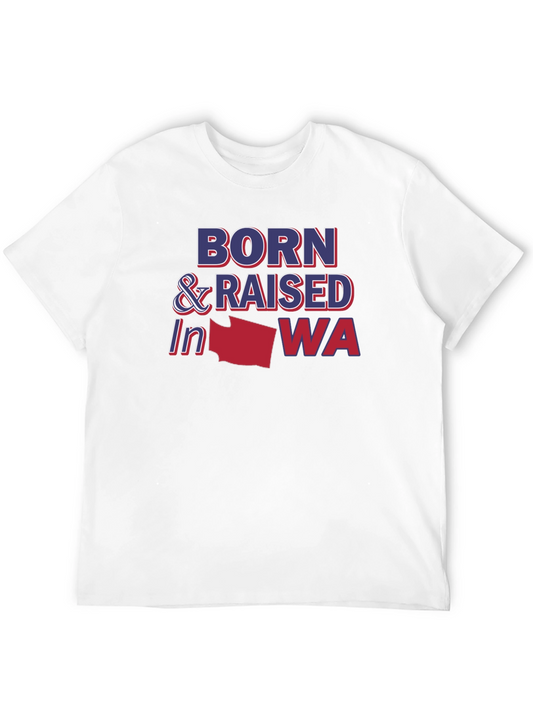 Born & Raised in WA State Pride T-Shirt