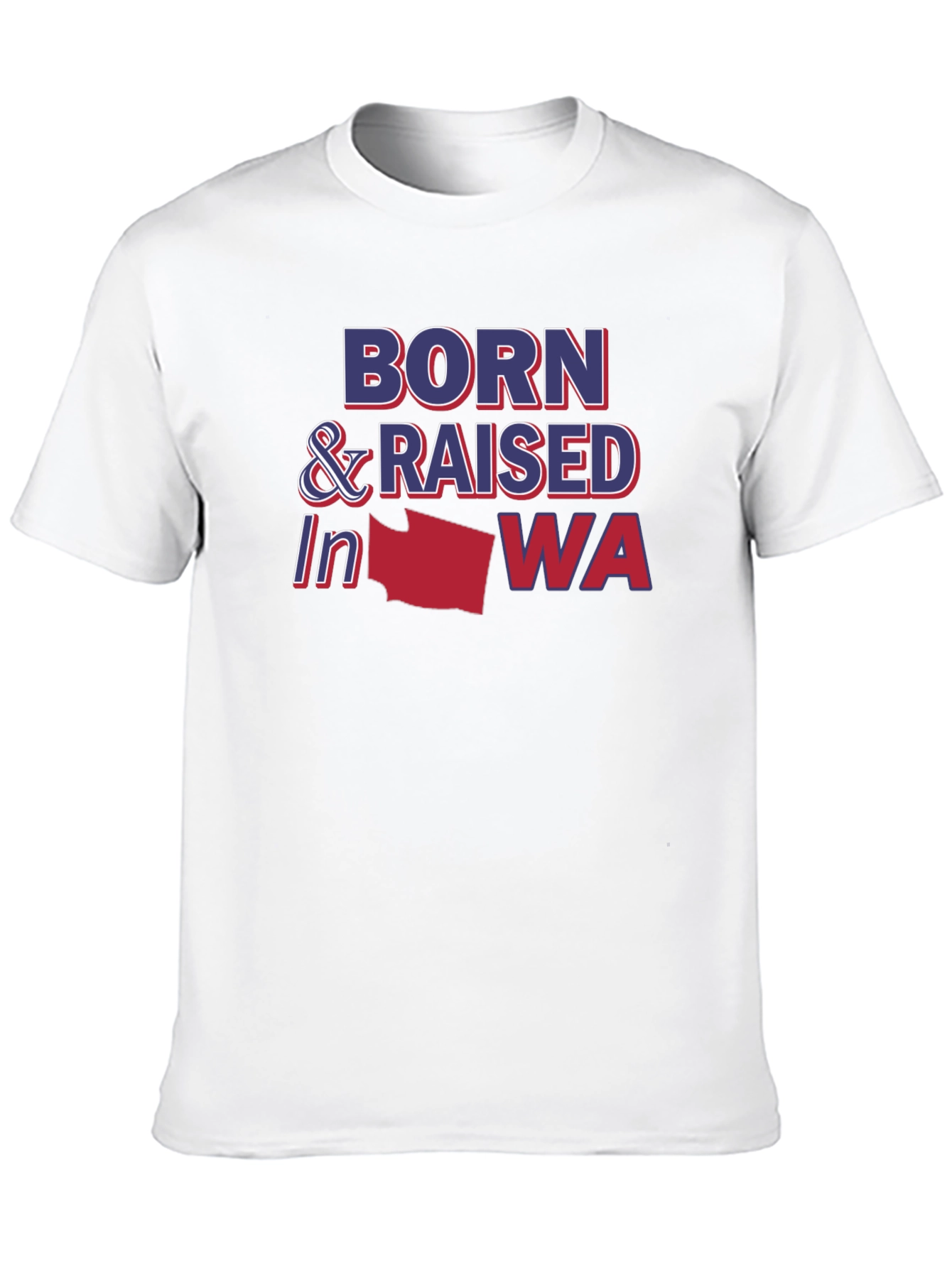 Born & Raised in WA State Pride T-Shirt