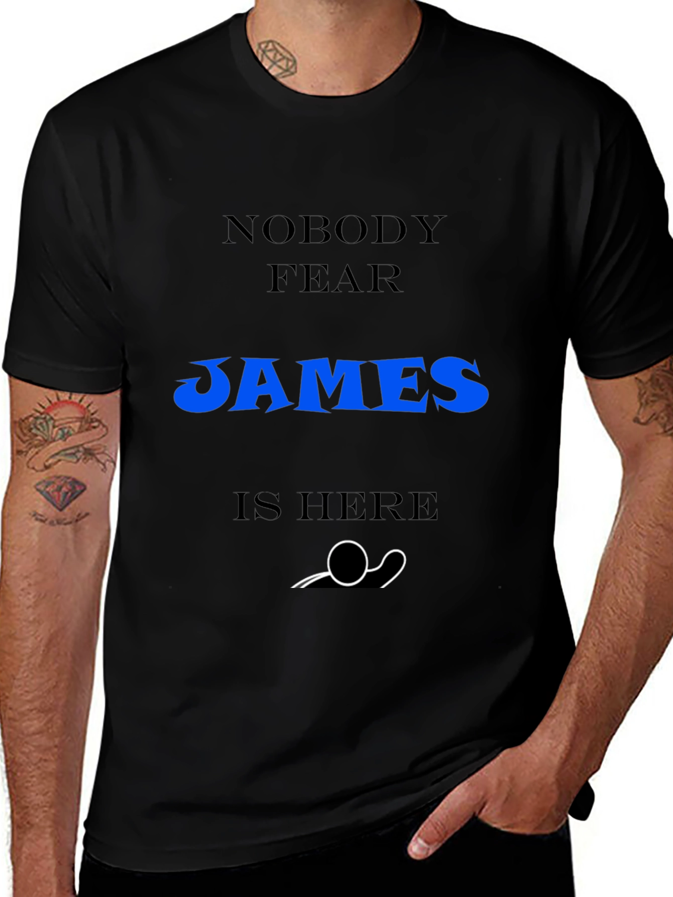 Nobody Fear James is Here Potter T-Shirt