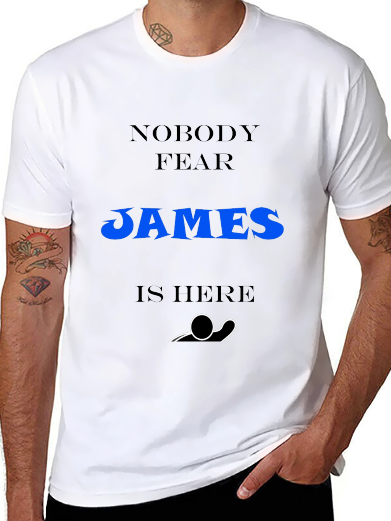 Nobody Fear James is Here Potter T-Shirt