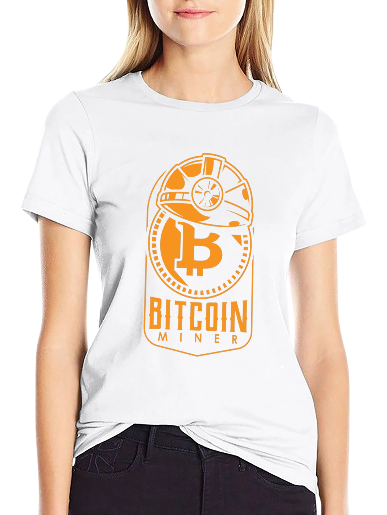 Bitcoin Miner Graphic Tee - Crypto Enthusiast Apparel