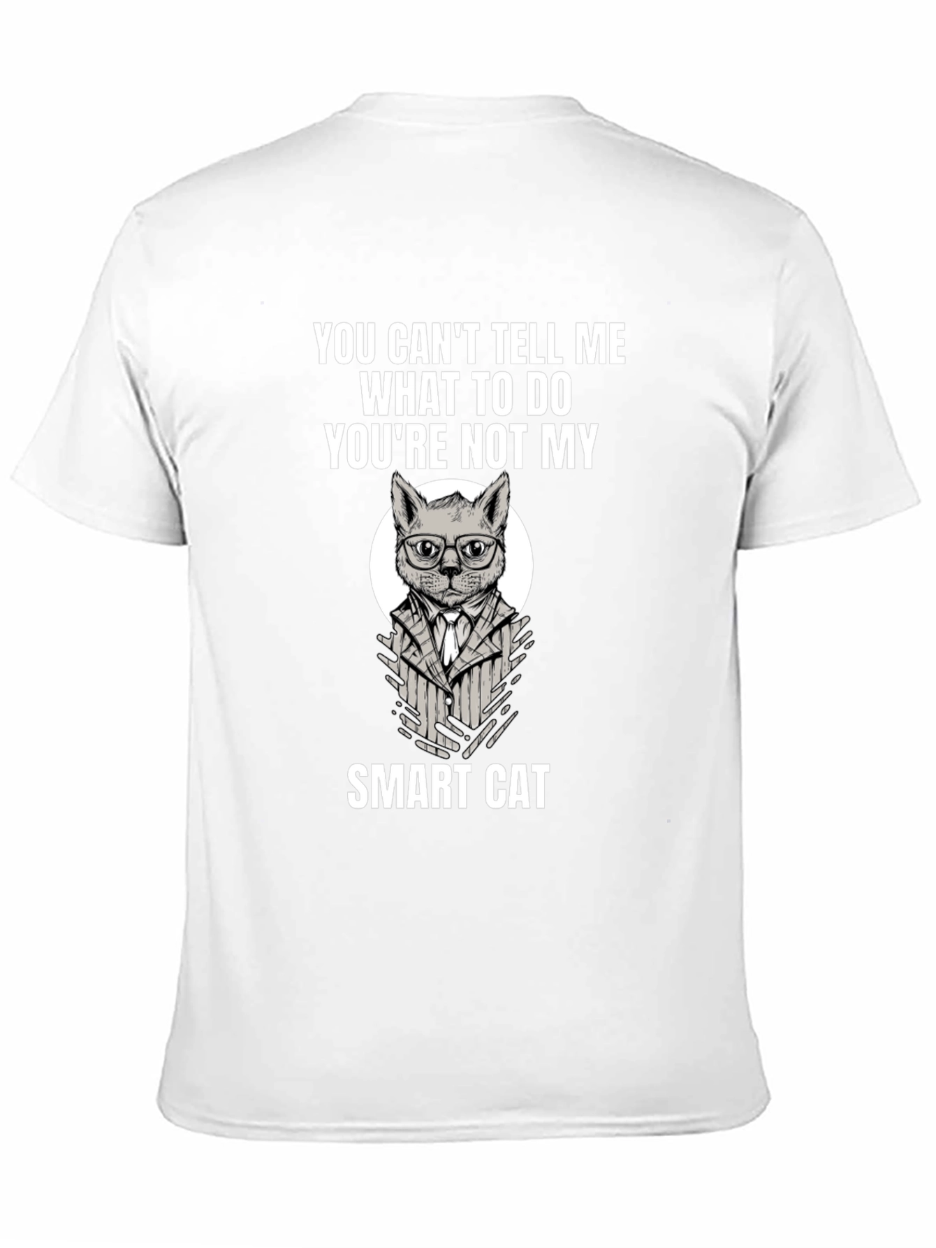 Smart Cat T-Shirt: Youre Not My Boss!