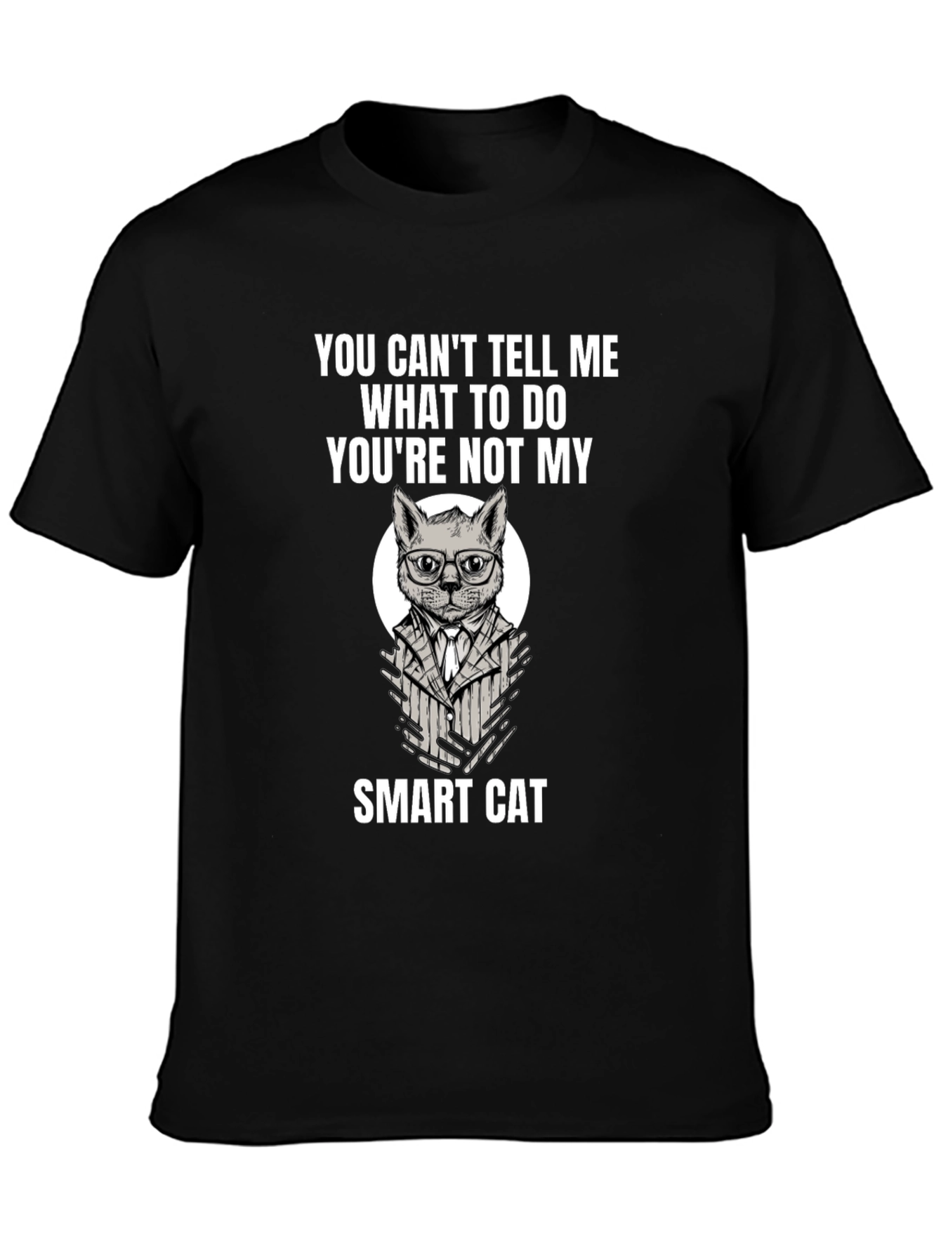 Smart Cat T-Shirt: Youre Not My Boss!