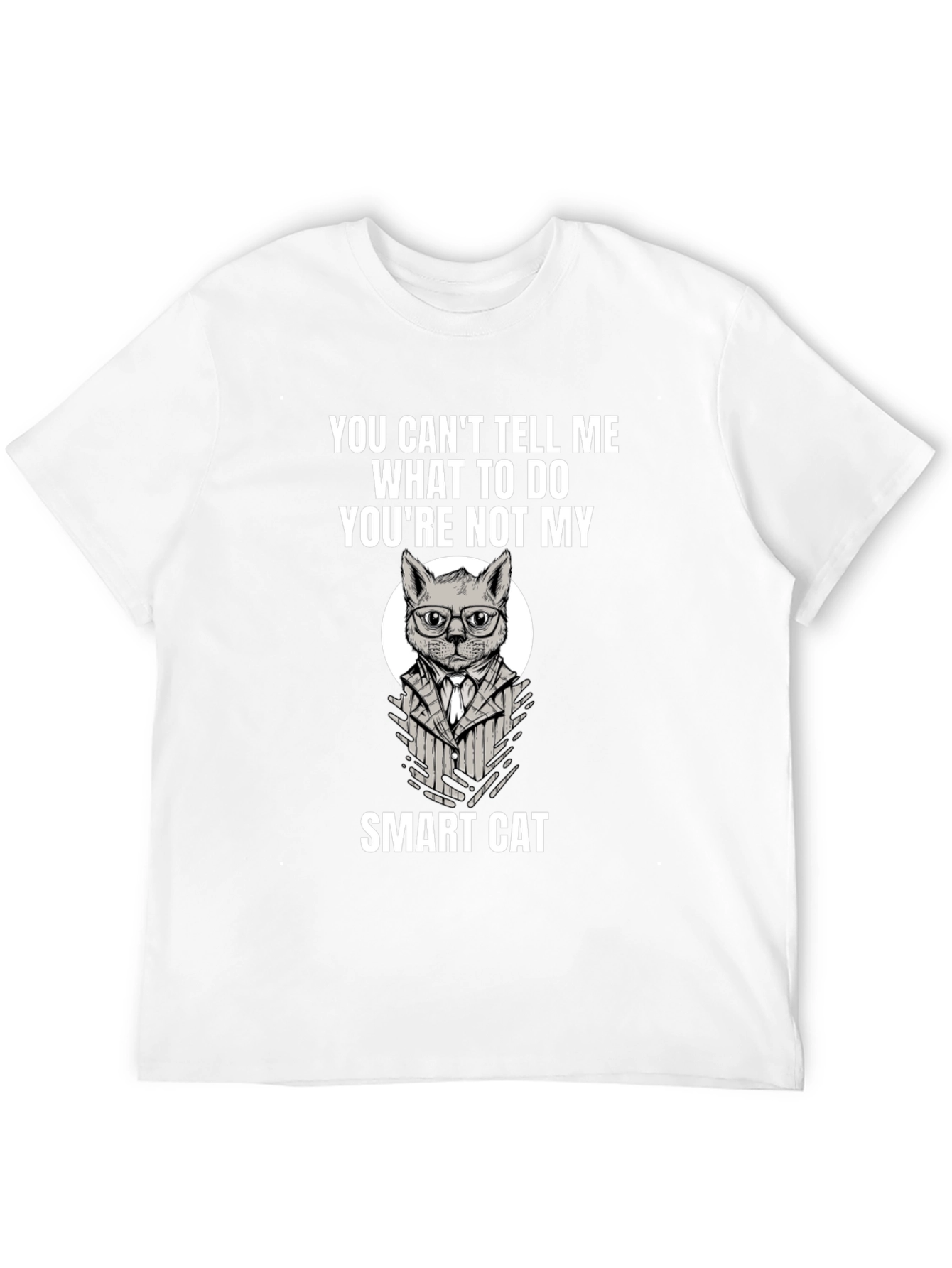 Smart Cat T-Shirt: Youre Not My Boss!