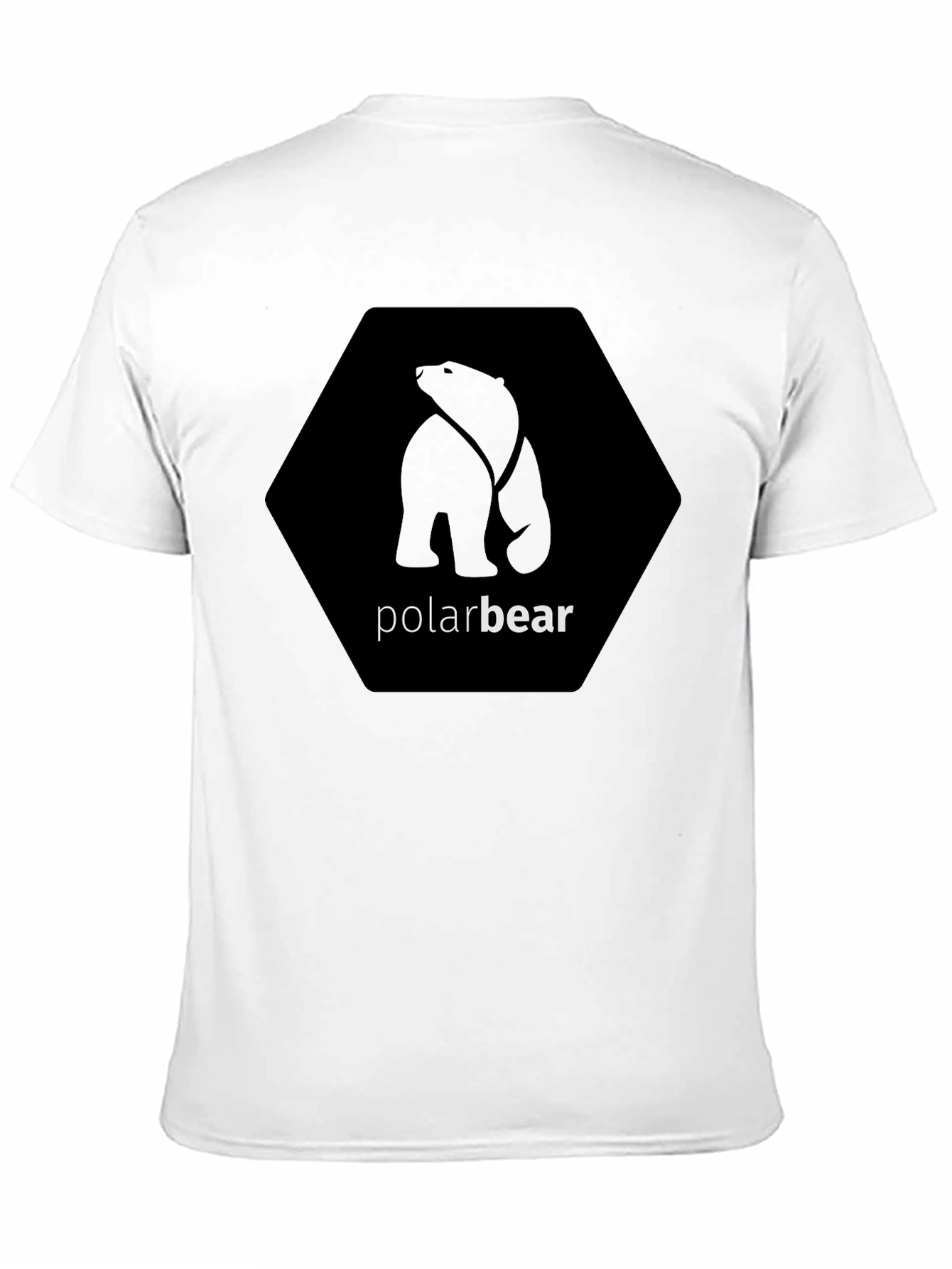 Black Polar Bear Graphic Tee - Modern Casual Style