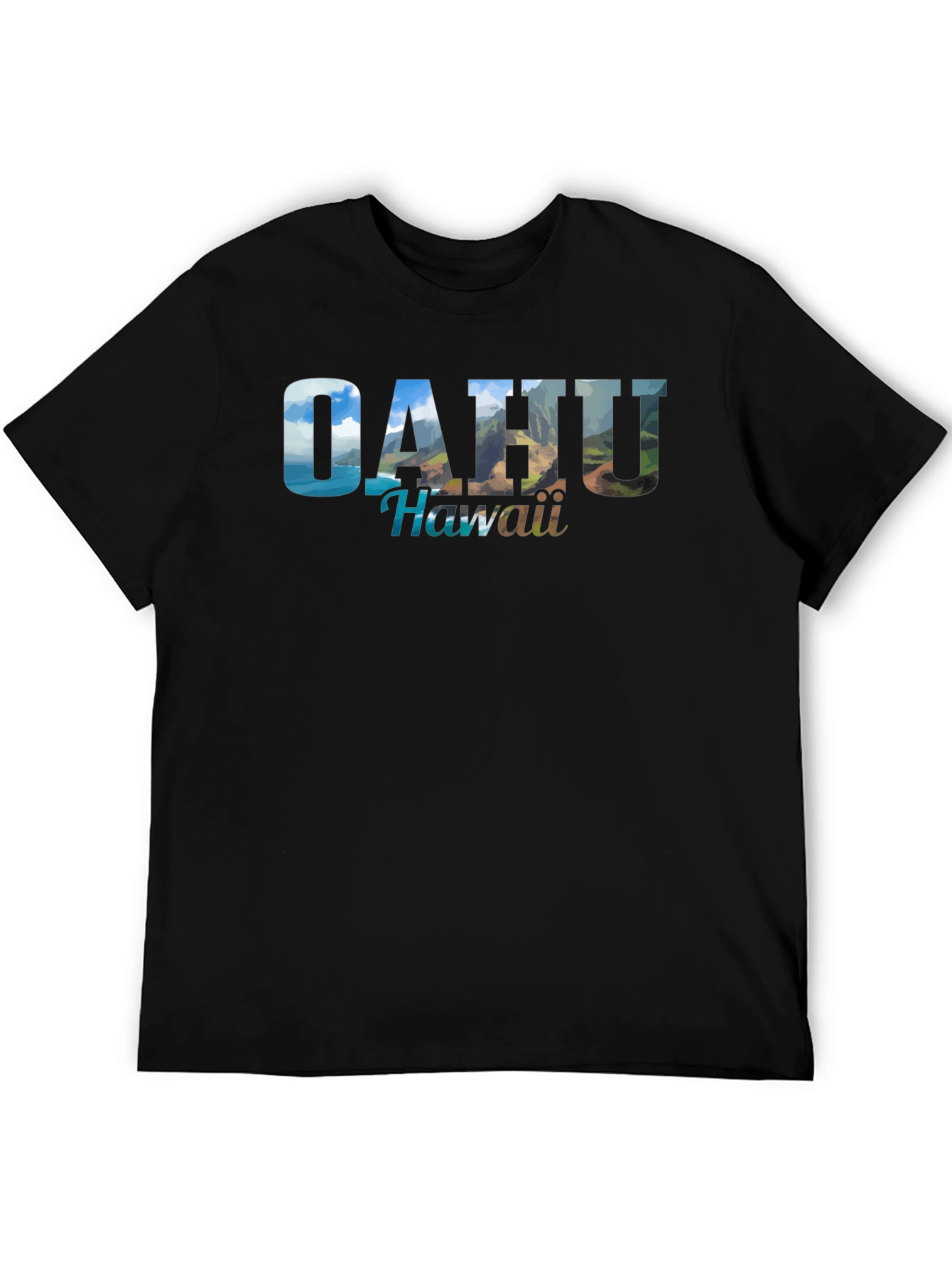 Oahu Hawaii Graphic Tee - Island Adventure Shirt