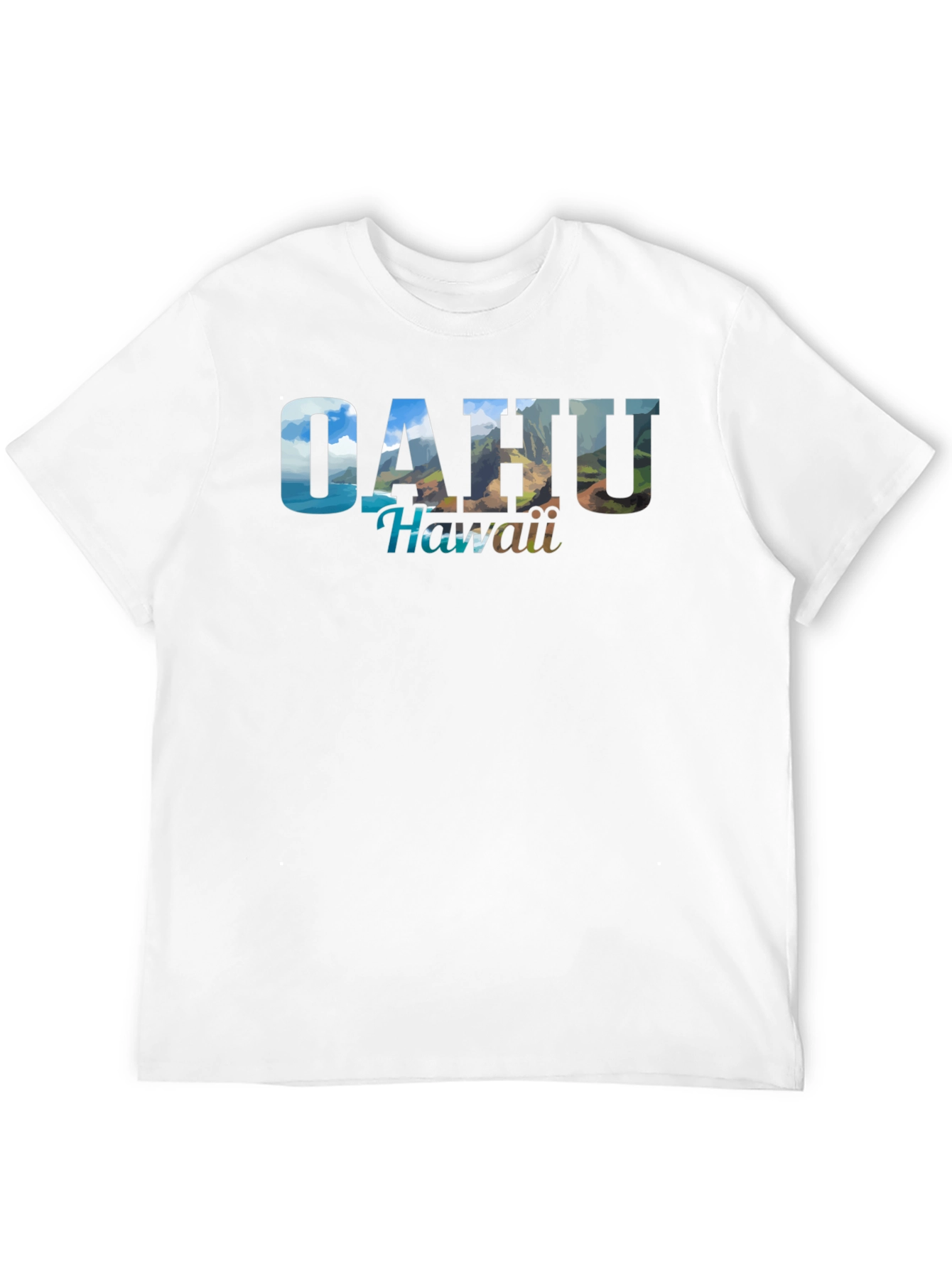 Oahu Hawaii Graphic Tee - Island Adventure Shirt