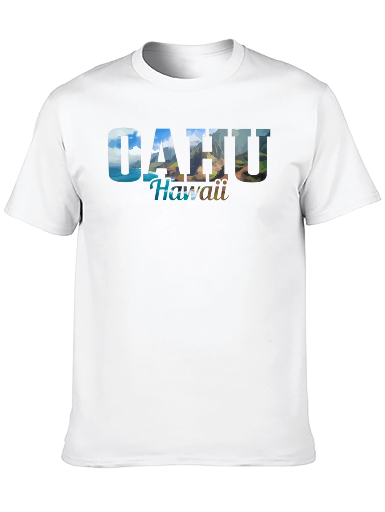 Oahu Hawaii Graphic Tee - Island Adventure Shirt