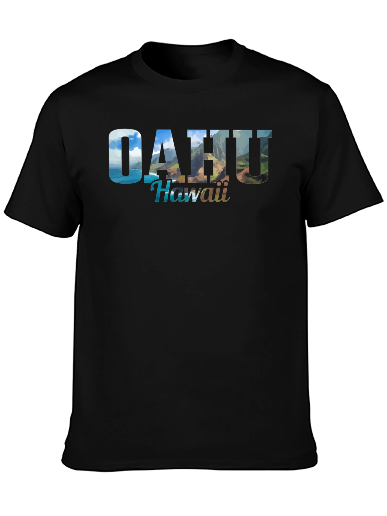 Oahu Hawaii Graphic Tee - Island Adventure Shirt
