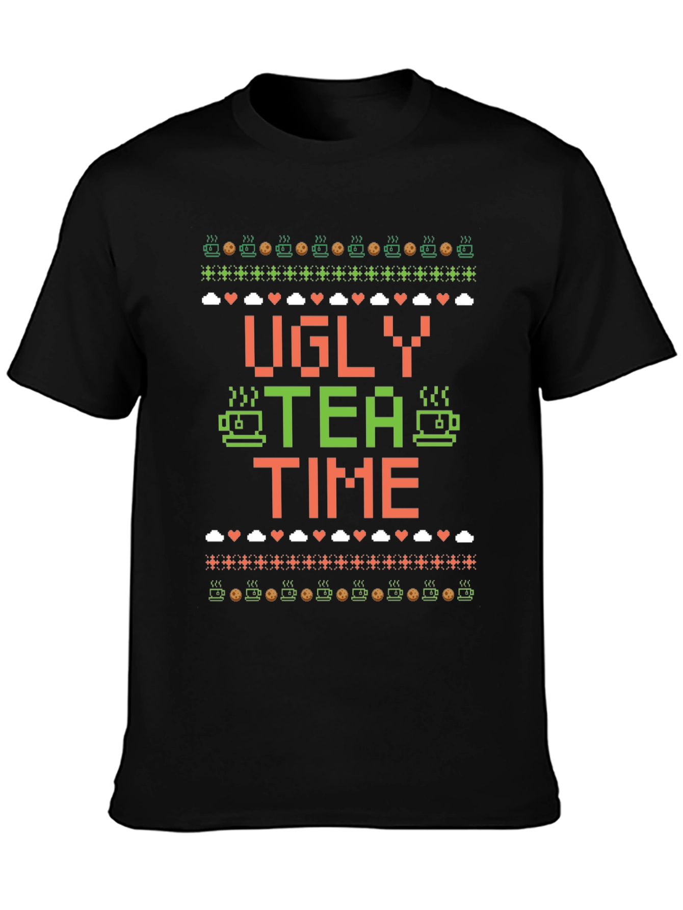 Ugly Tea Time Christmas T-Shirt