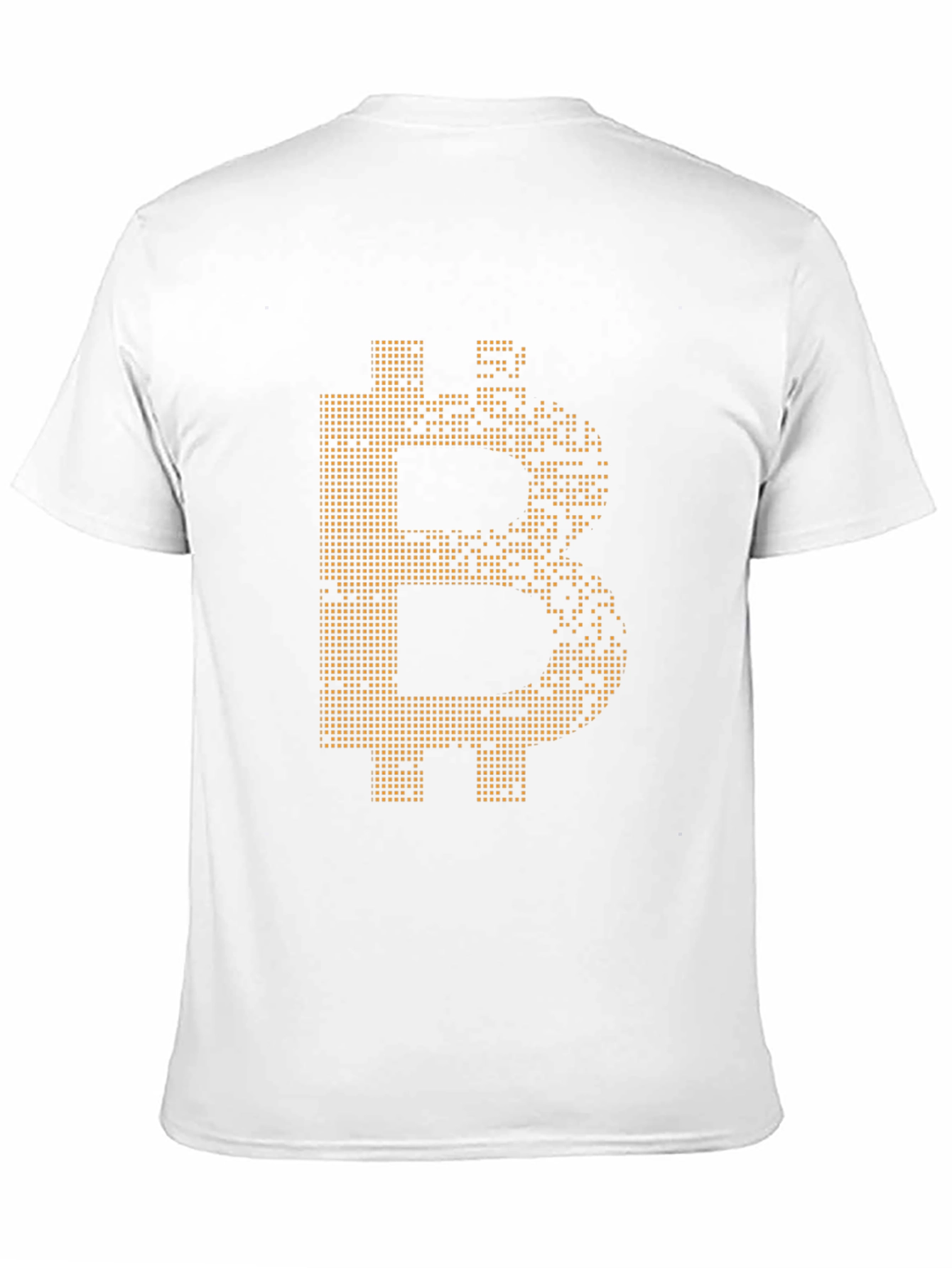 Bitcoin Pixel Art Tee - Crypto Currency Enthusiast Shirt