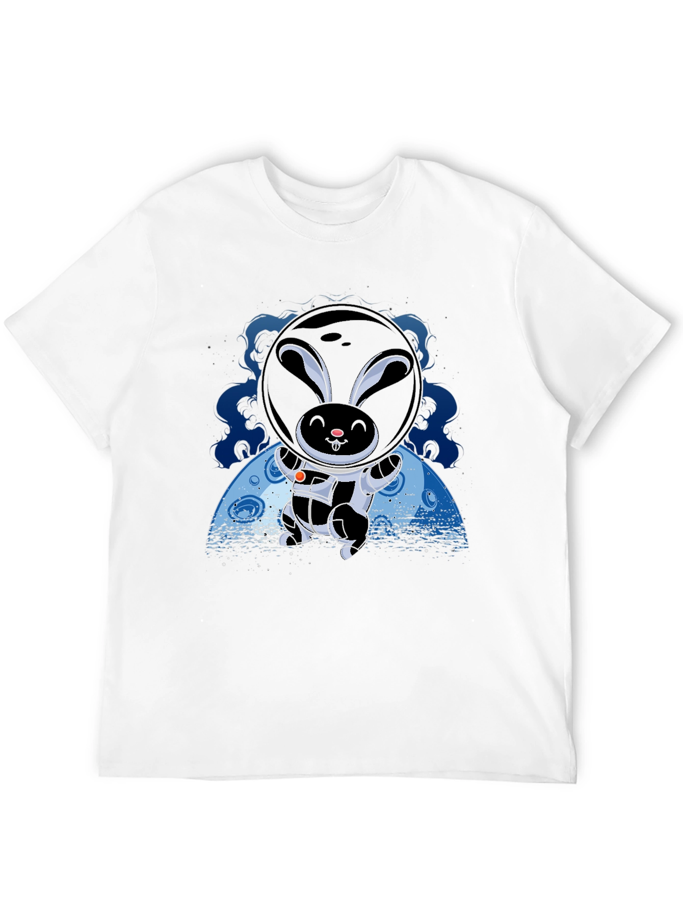 Astronaut Bunny T-Shirt - Space Rabbit Graphic Tee